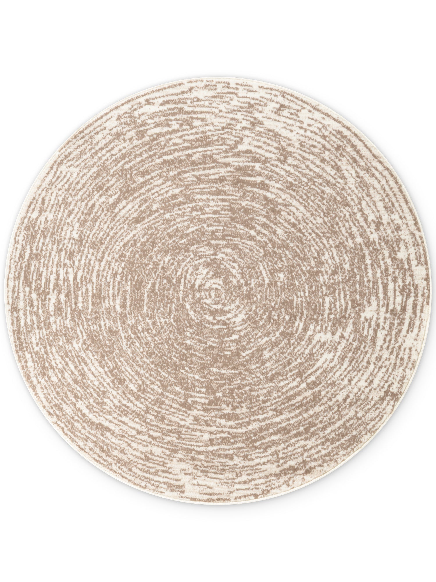 FLORIA TÆPPE RUNDT - CREME-BEIGE 106258