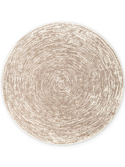 FLORIA TÆPPE RUNDT - CREME-BEIGE 106258
