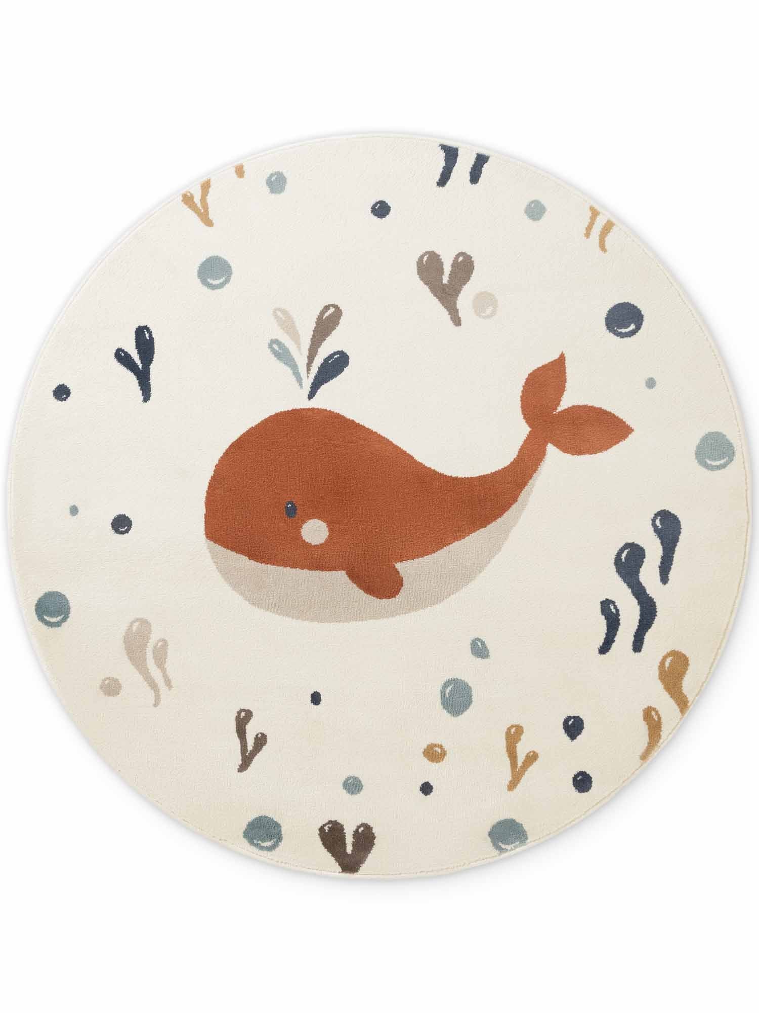 EVENTYR BØRNETÆPPE MOBY, CREME MULTI