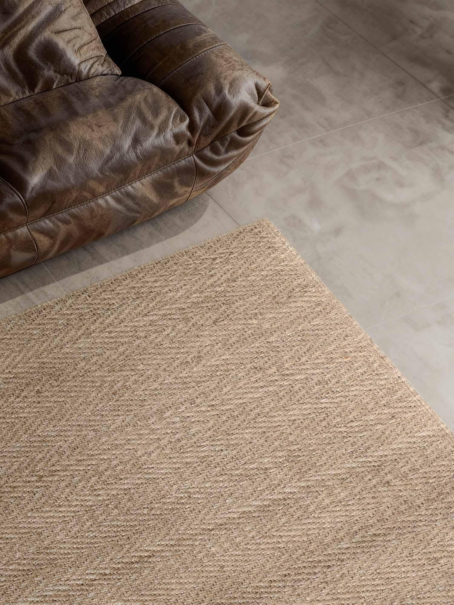 VILLEROY & BOCH 1851 JUTE TÆPPE MIRABELLE, NATURLIG ELFENBEN