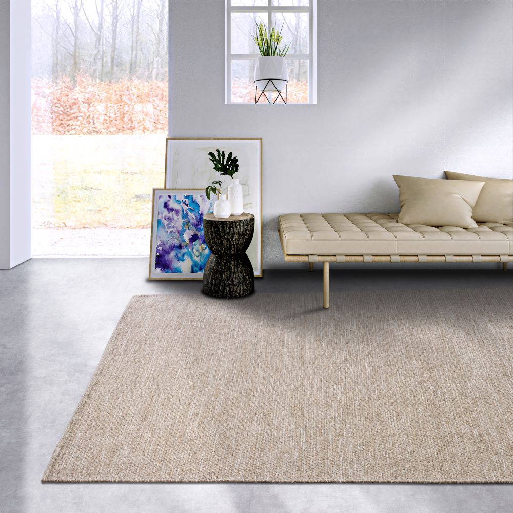 DELHI TÆPPE LINEN HVID - 106053