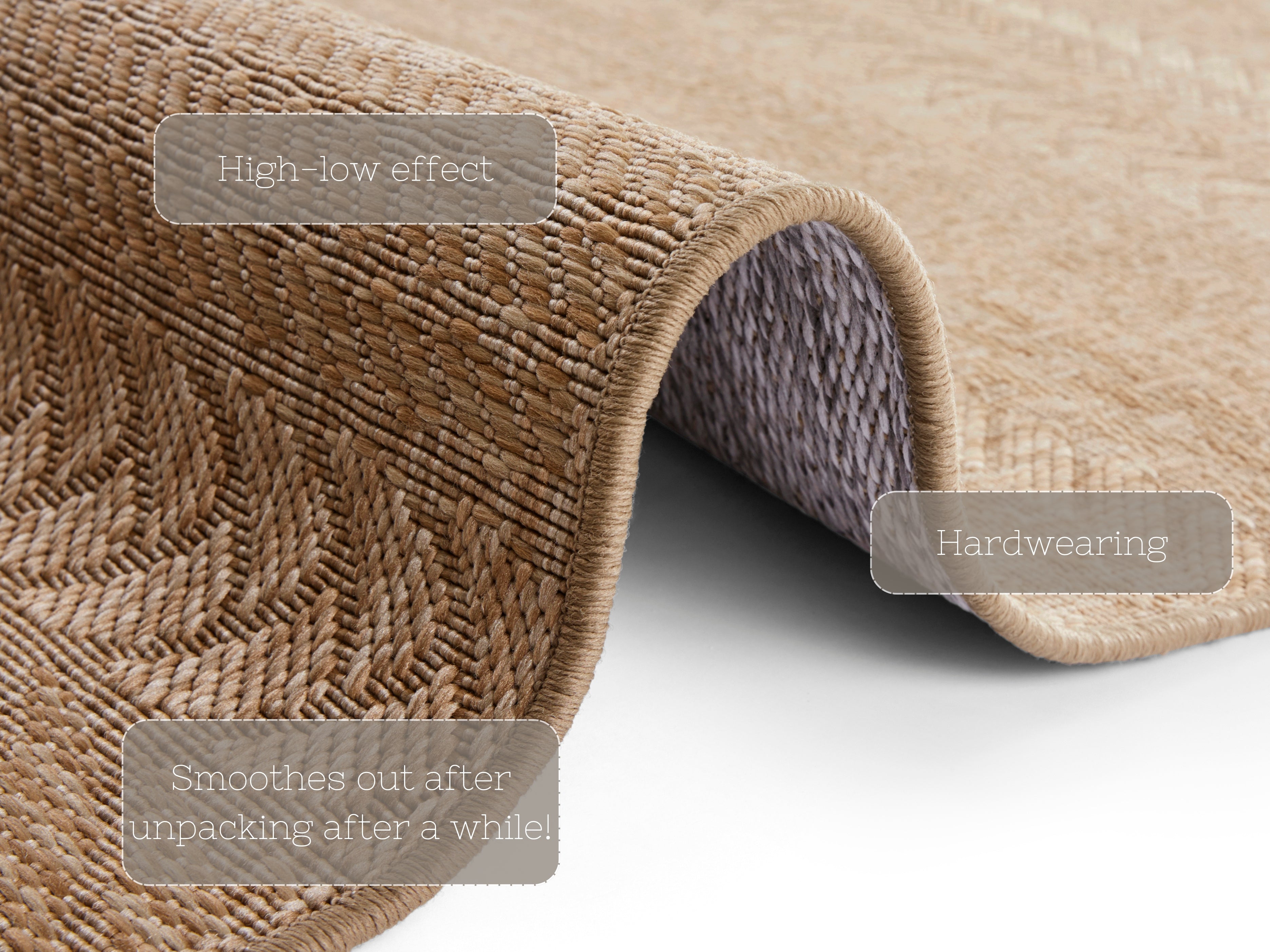 HANSE HOME FOREST TÆPPE, BEIGE-BRUN 103995