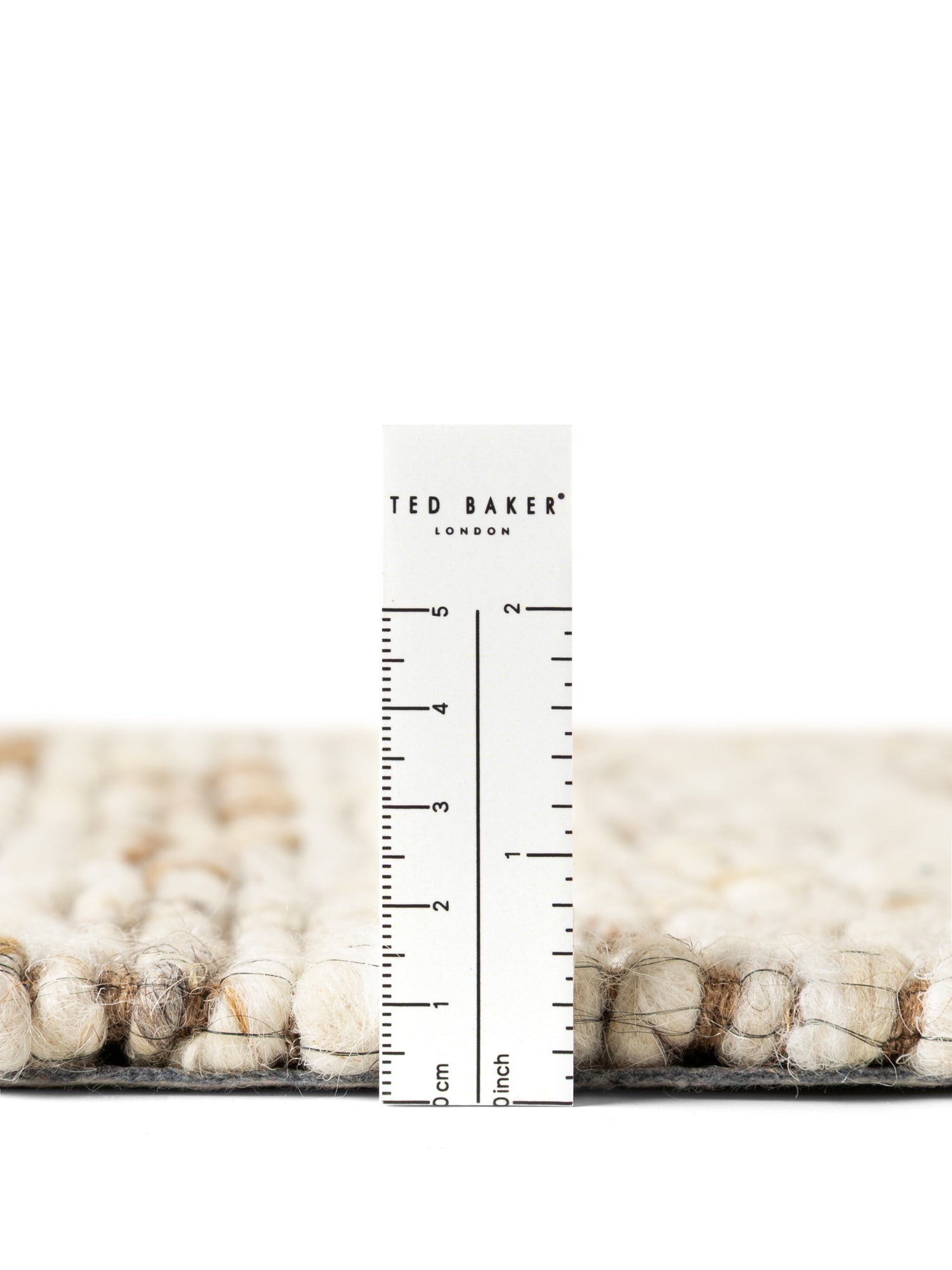 TED BAKER BEXLEY ULDTÆPPE, WOOLWICH CREME-MULTI