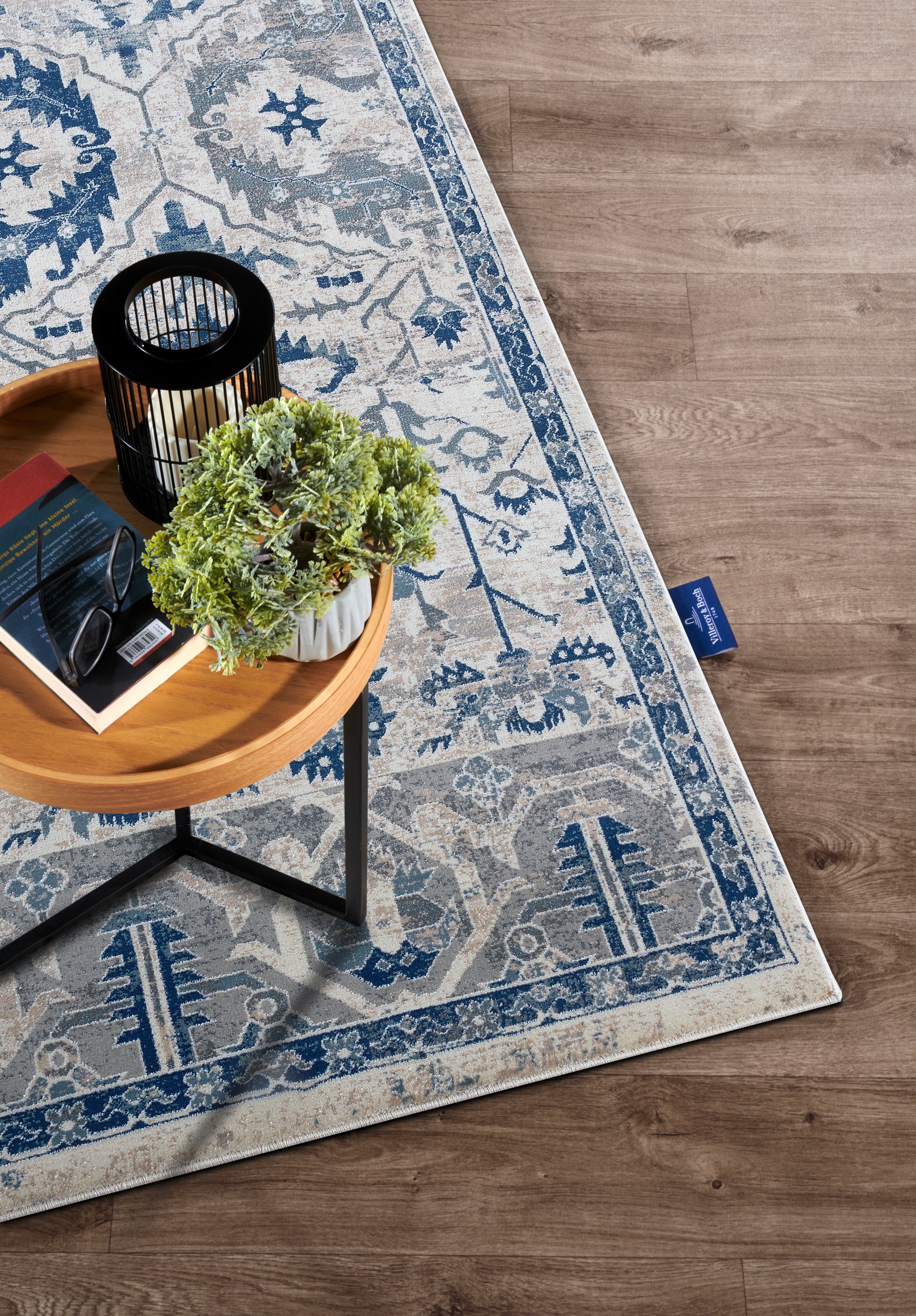 VILLEROY & BOCH 106121 ORIENTALSK TÆPPE, EMMANUEL CREME-BLÅ
