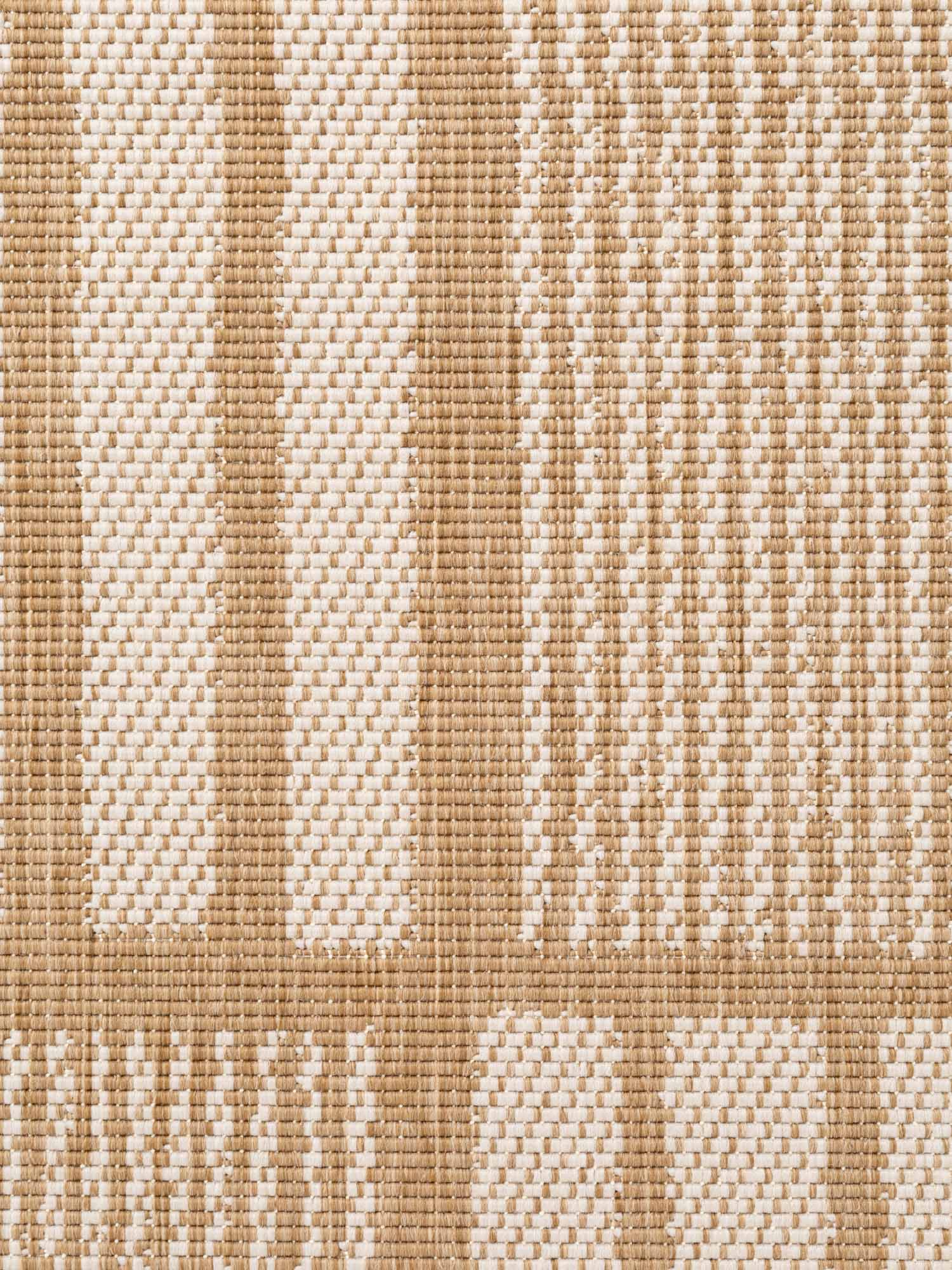TED BAKER HARINGEY FLADVÆVET TÆPPE, ALLINGTON JUTE-HVID