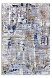 IMAGINATION TÆPPE MØRKEBLÅ BEIGE - 106035