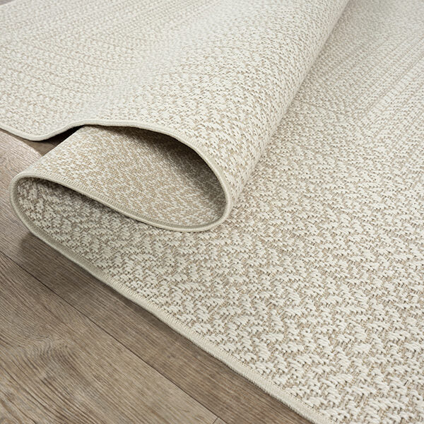 KENZY FLADVÆVET TÆPPE, 5001 167-CREME