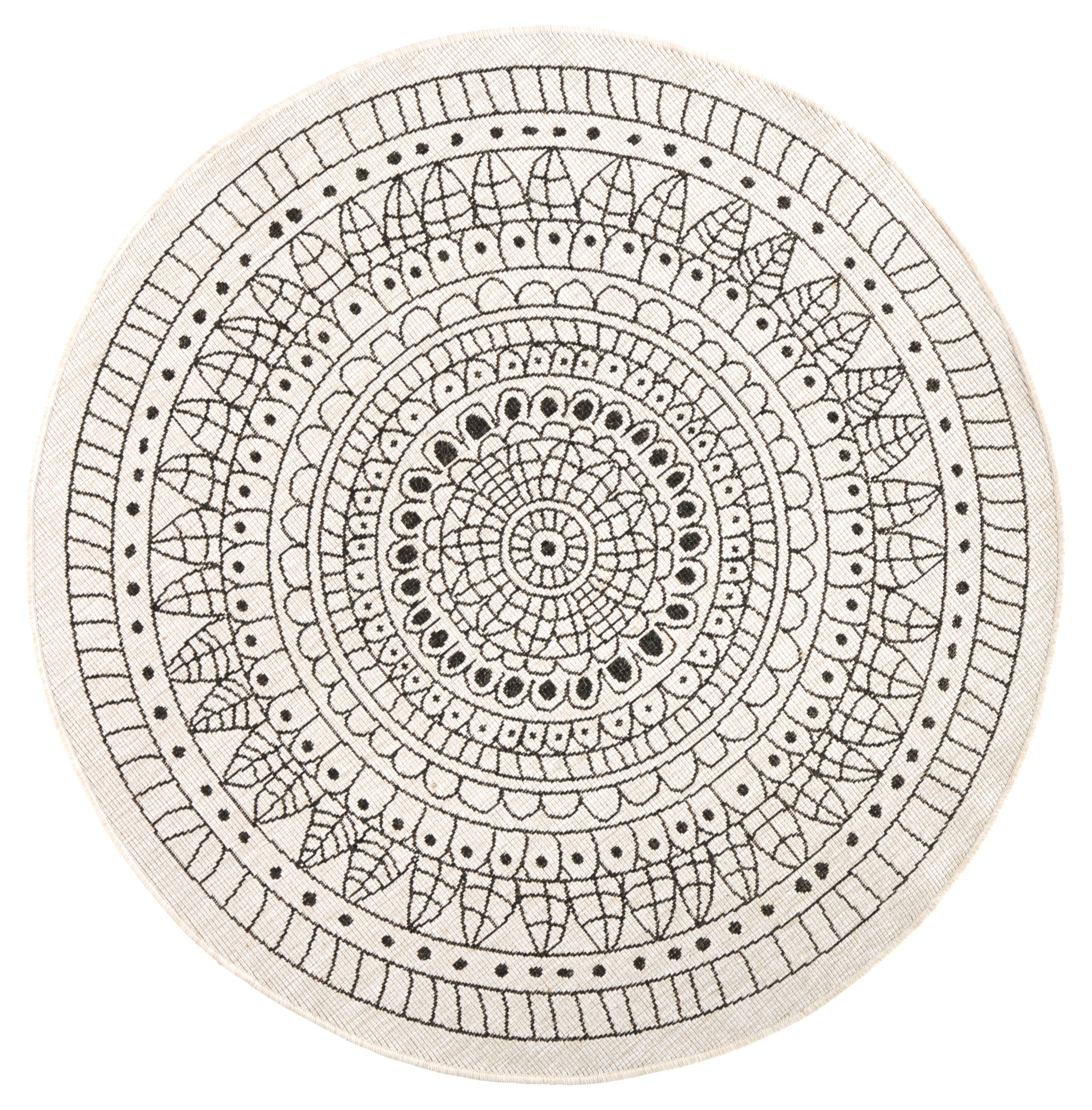 HANSE HOME TWIN TÆPPE, SORT-CREME 103101