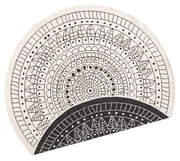 HANSE HOME TWIN TÆPPE, SORT-CREME 103101