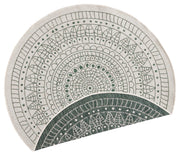 TWIN TÆPPE, GRØN-CREME 103103
