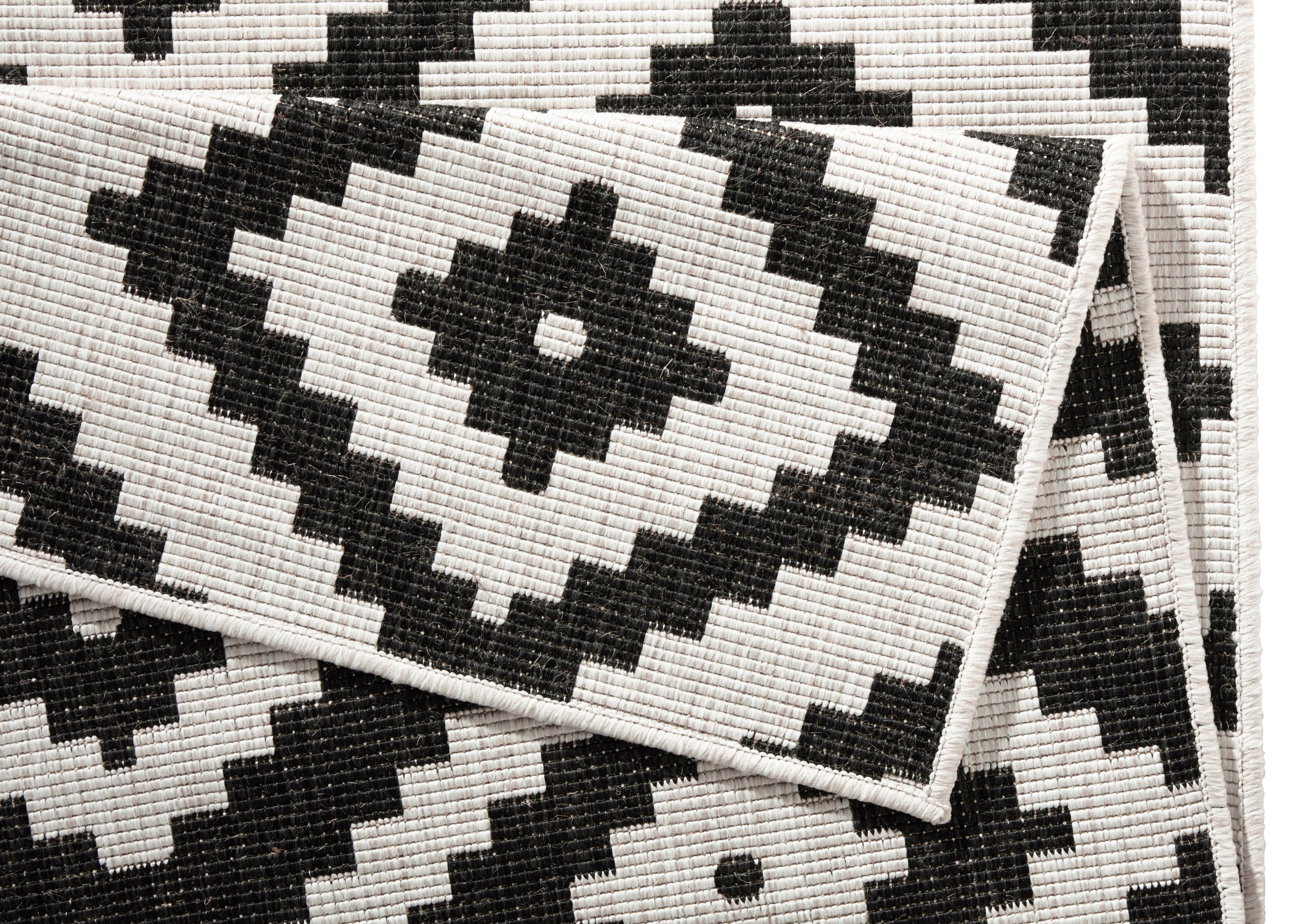 TWIN TÆPPE, SORT-CREME 103129