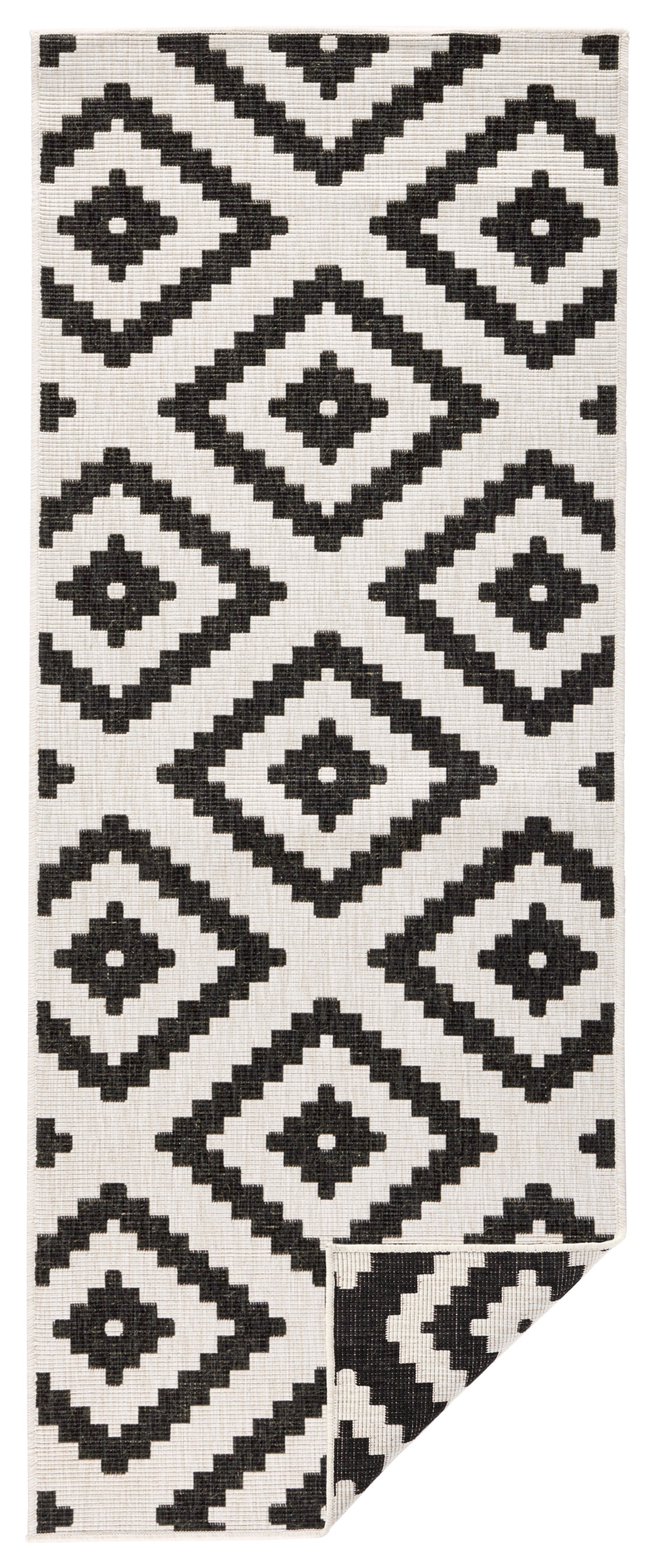 TWIN TÆPPE, SORT-CREME 103129