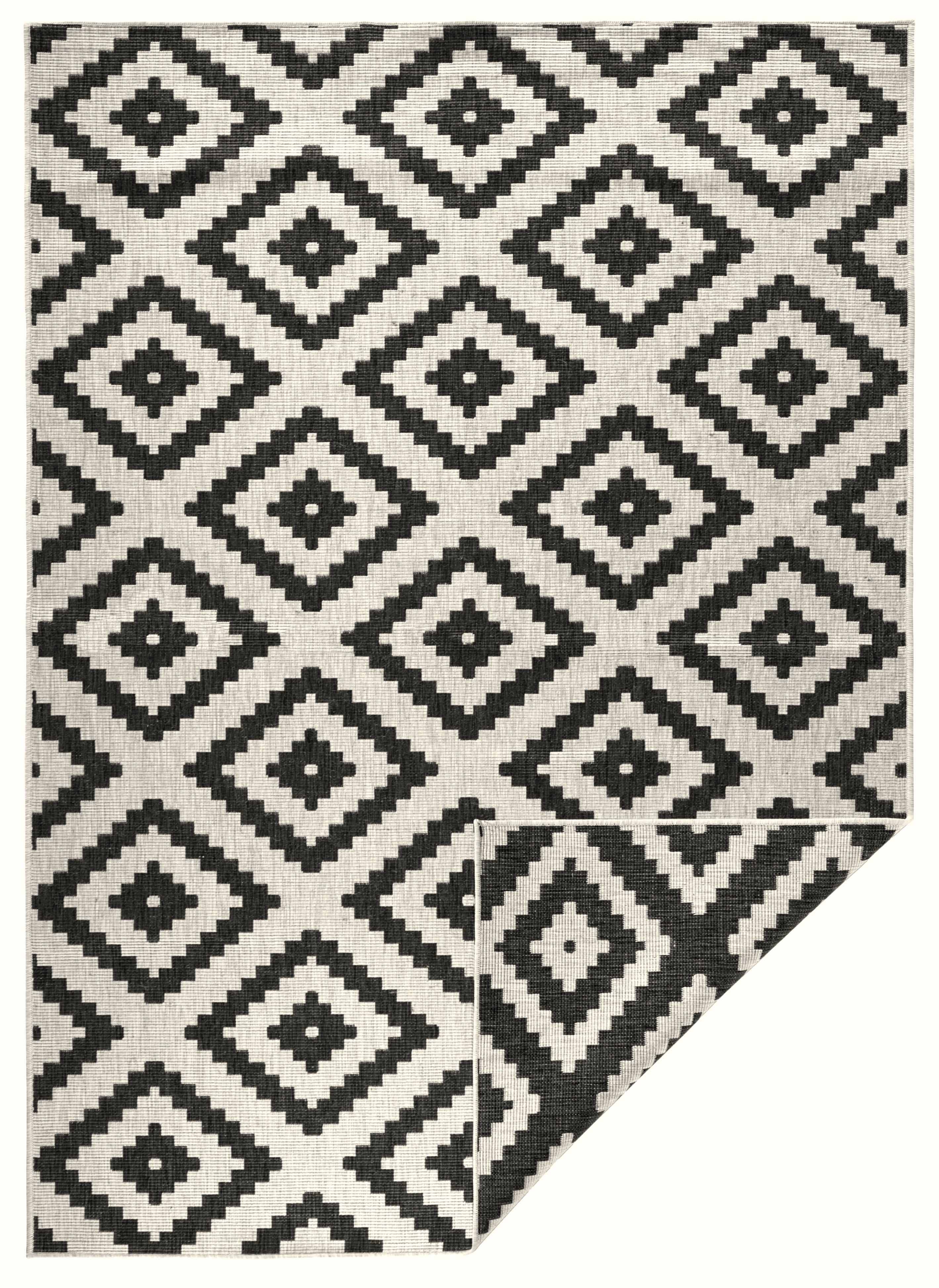 TWIN TÆPPE, SORT-CREME 103129