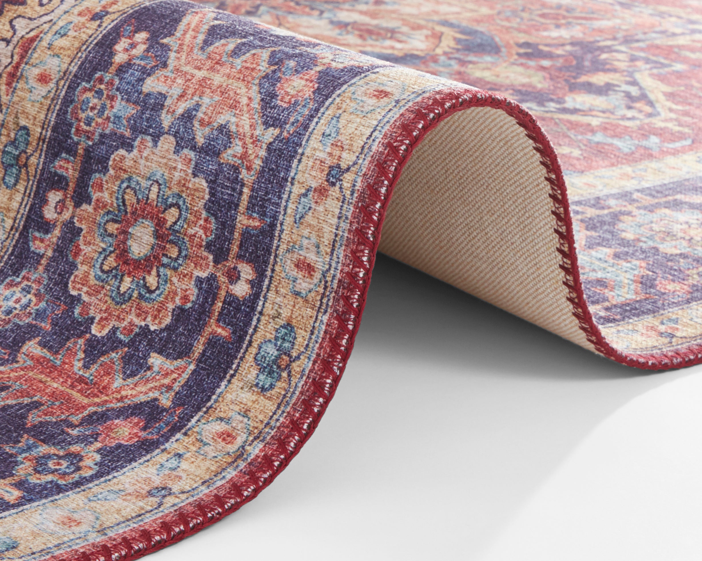 HANSE HOME ASMAR TÆPPE, PLUM-RØD 104000