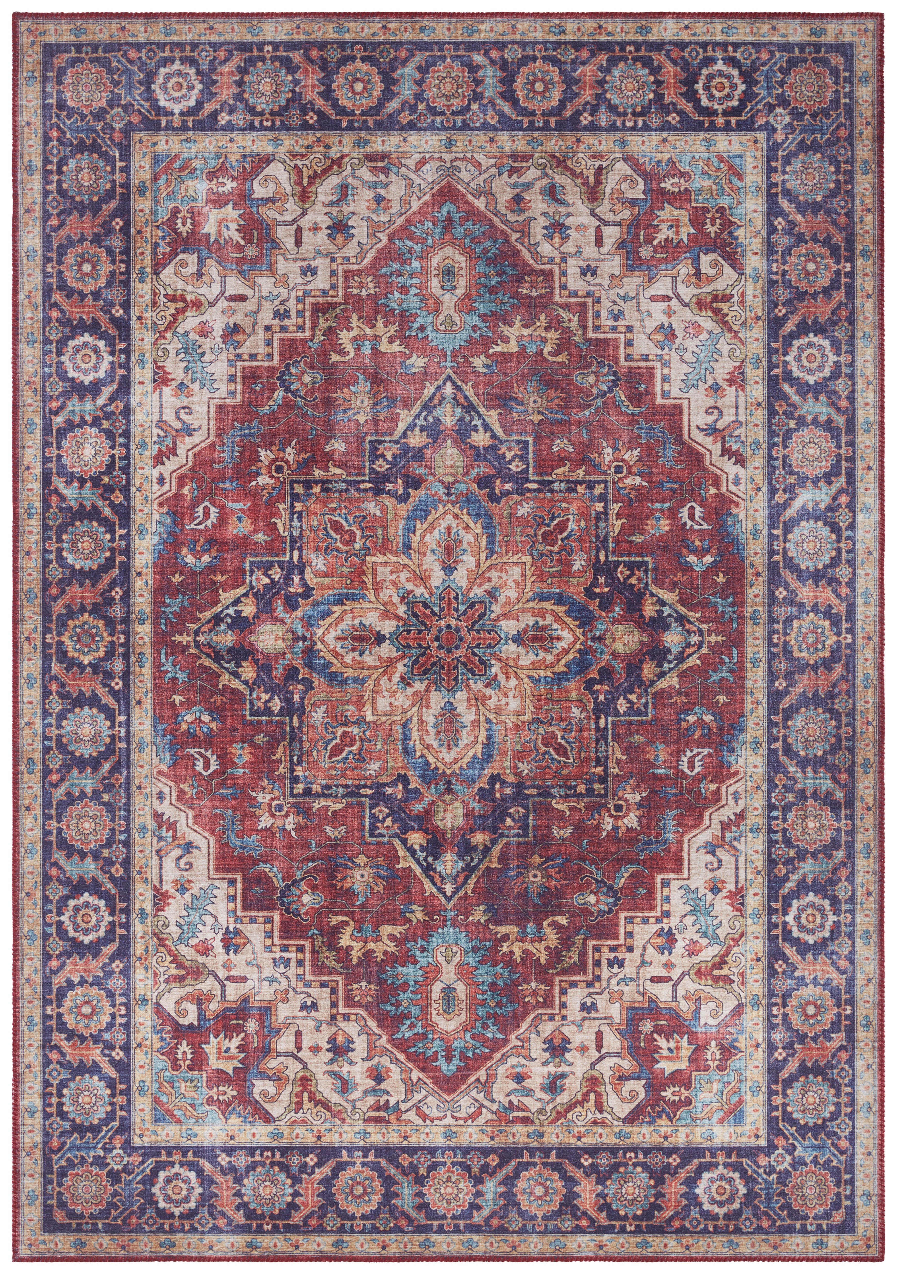 HANSE HOME ASMAR TÆPPE, PLUM-RØD 104000