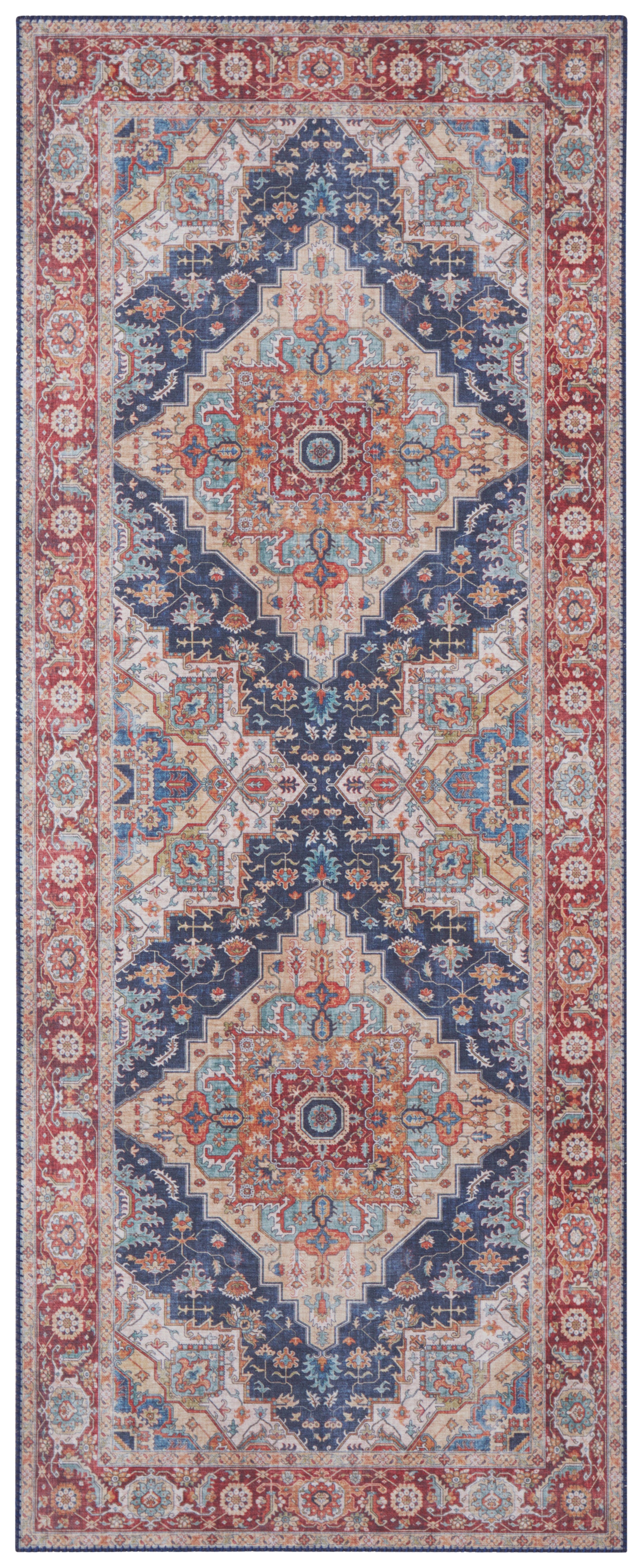 HANSE HOME ASMAR TÆPPE, INDIGO-BLÅ 104017