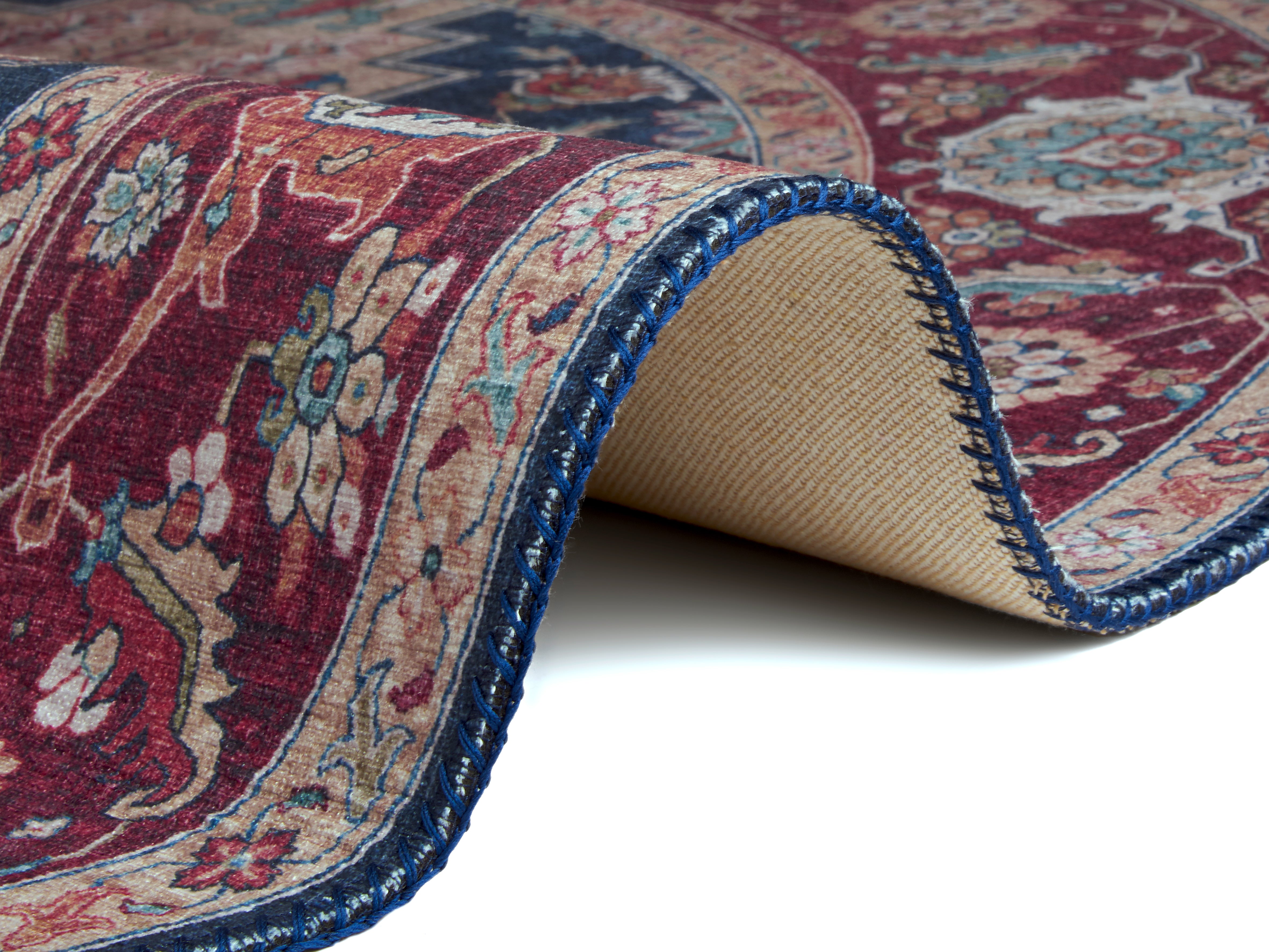 HANSE HOME ASMAR TÆPPE, INDIGO-BLÅ 104017
