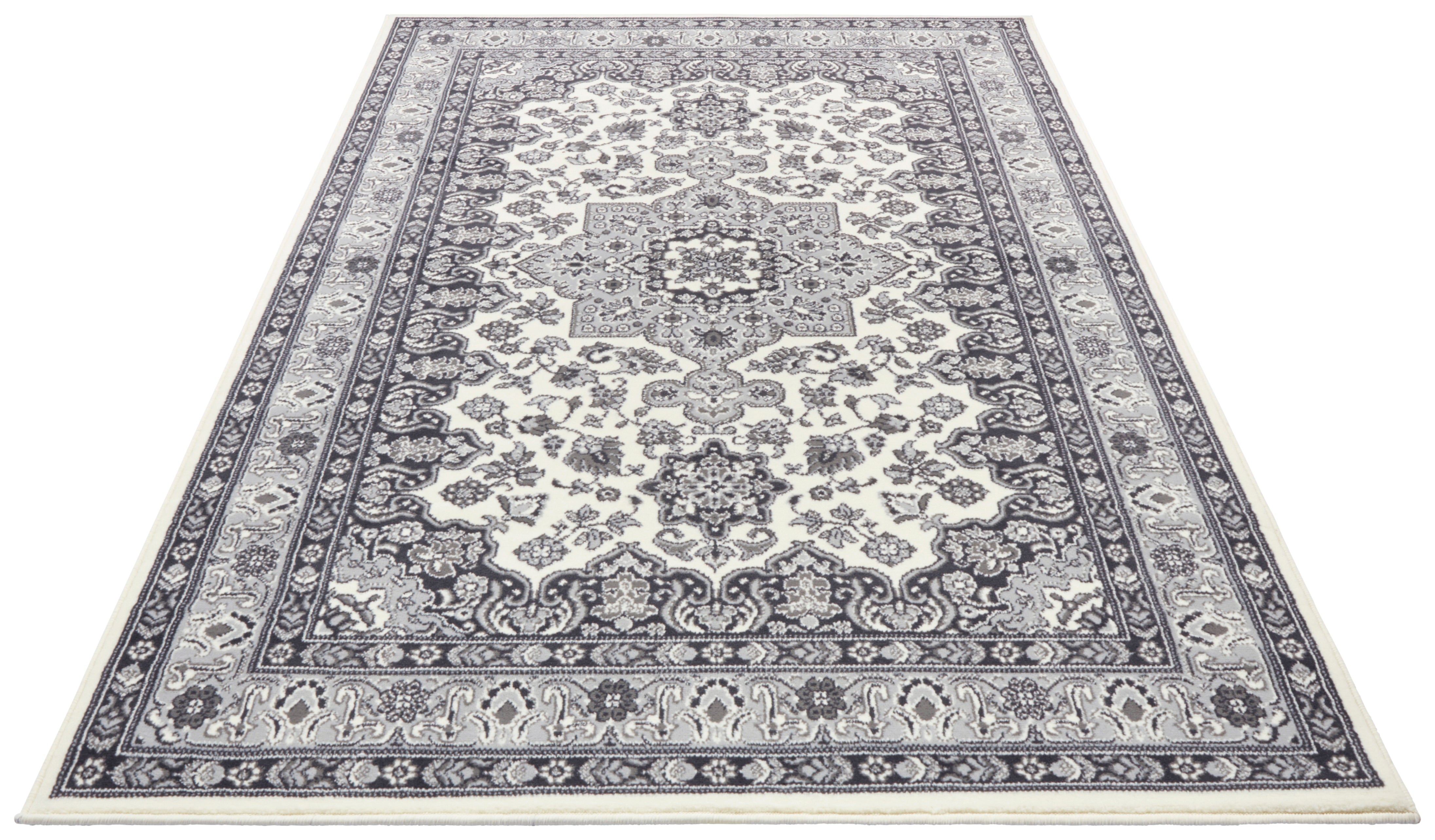 HANSE HOME MIRKAN TÆPPE, CREME-GRÅ 104107