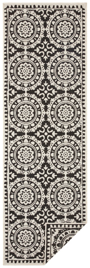 TWIN SUPREME TÆPPELØBER, SORT-CREME 104129