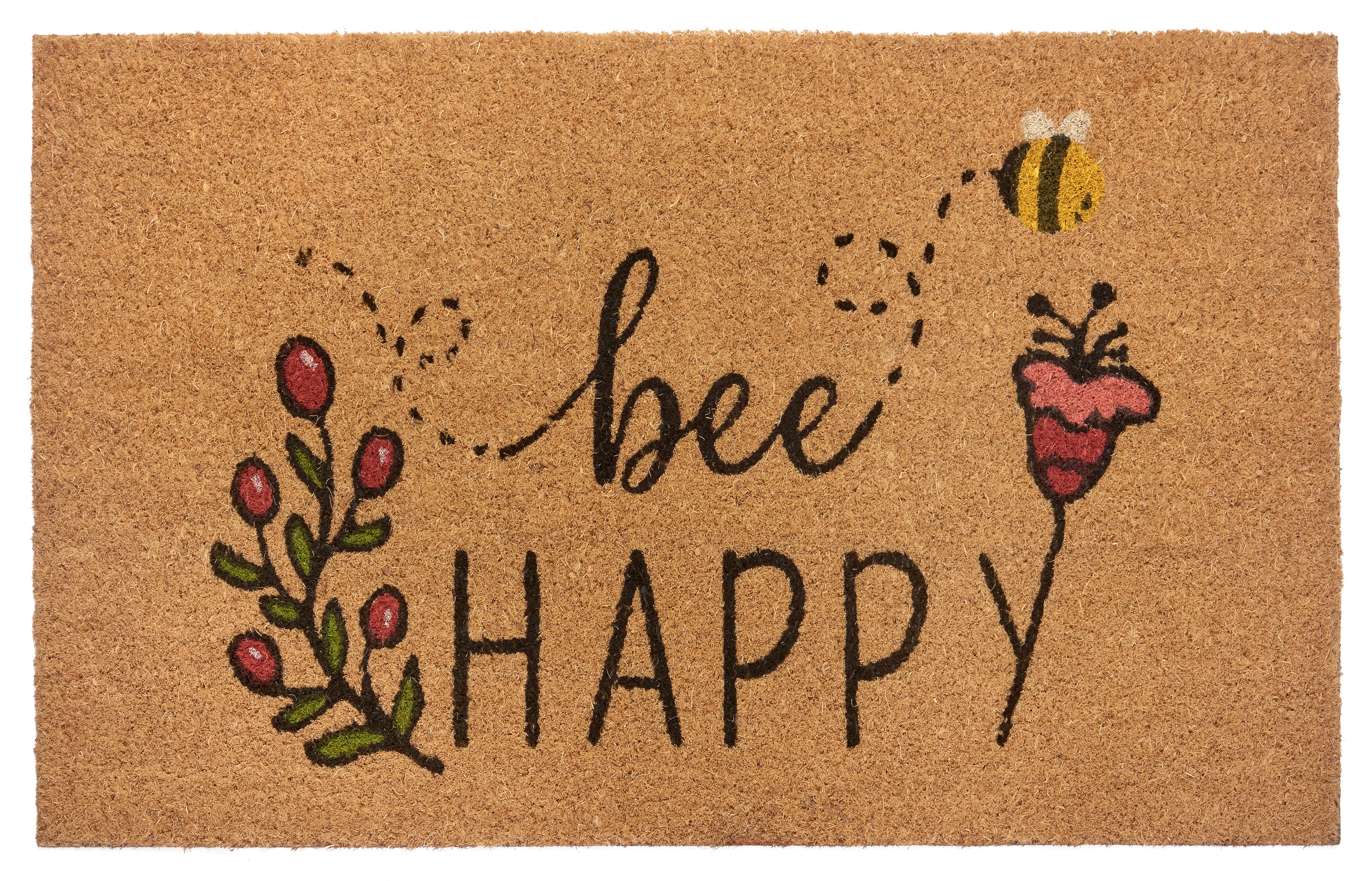 DØRMÅTTE KOKOS - BEE HAPPY
