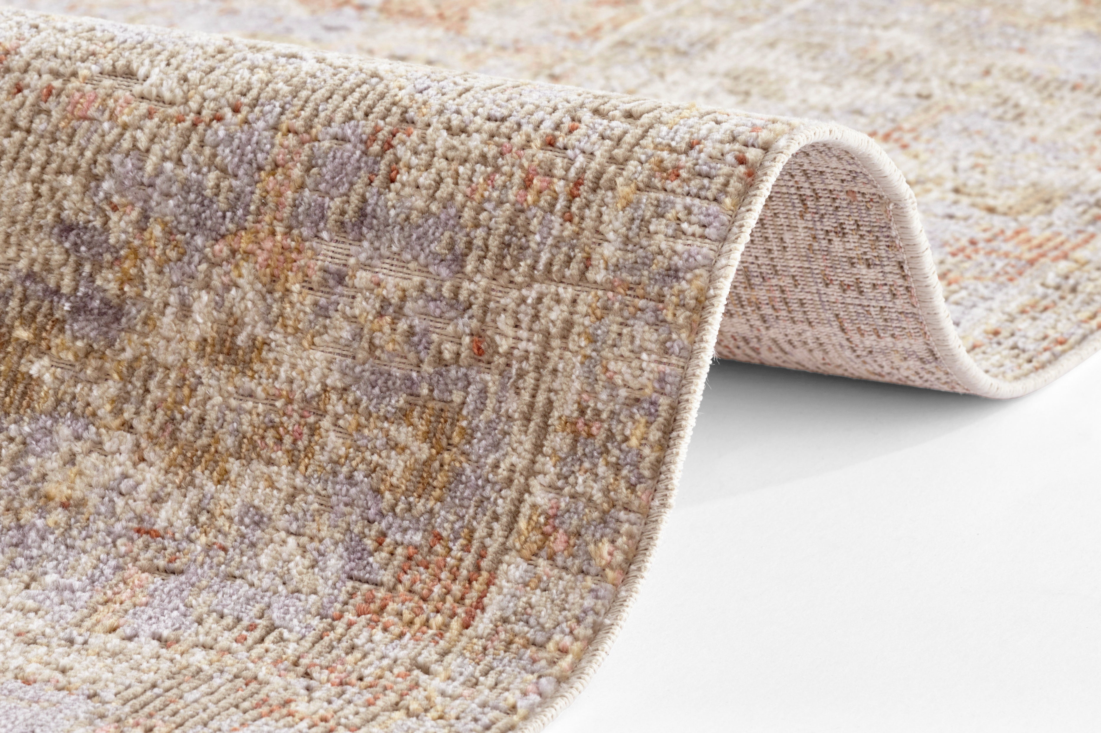 HANSE HOME CAIRO TÆPPE, CREME-RØD 105587