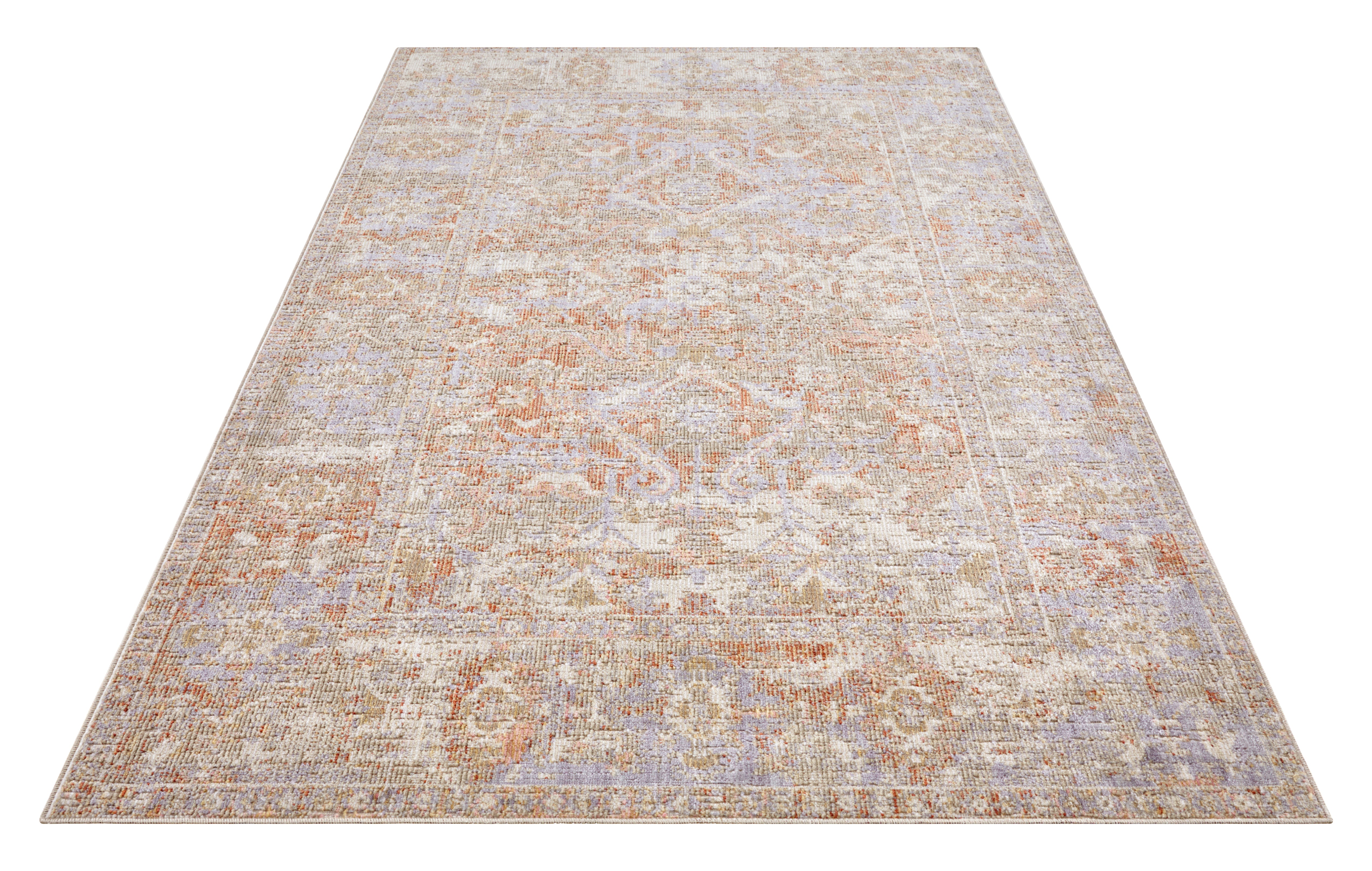HANSE HOME CAIRO TÆPPE, CREME-RØD 105587
