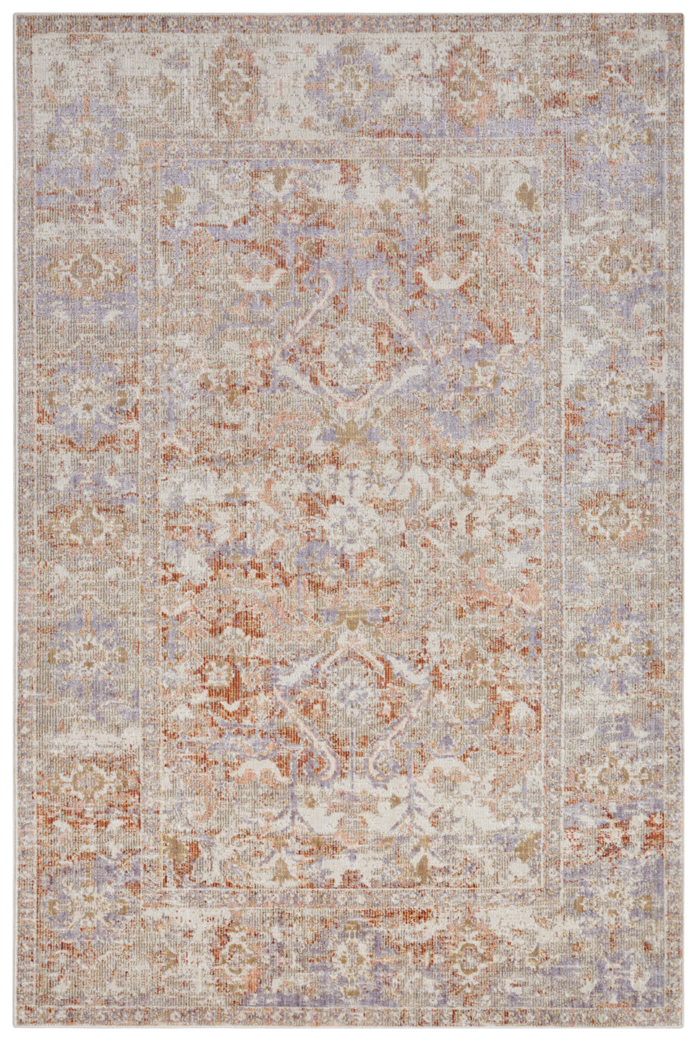 HANSE HOME CAIRO TÆPPE, CREME-RØD 105587