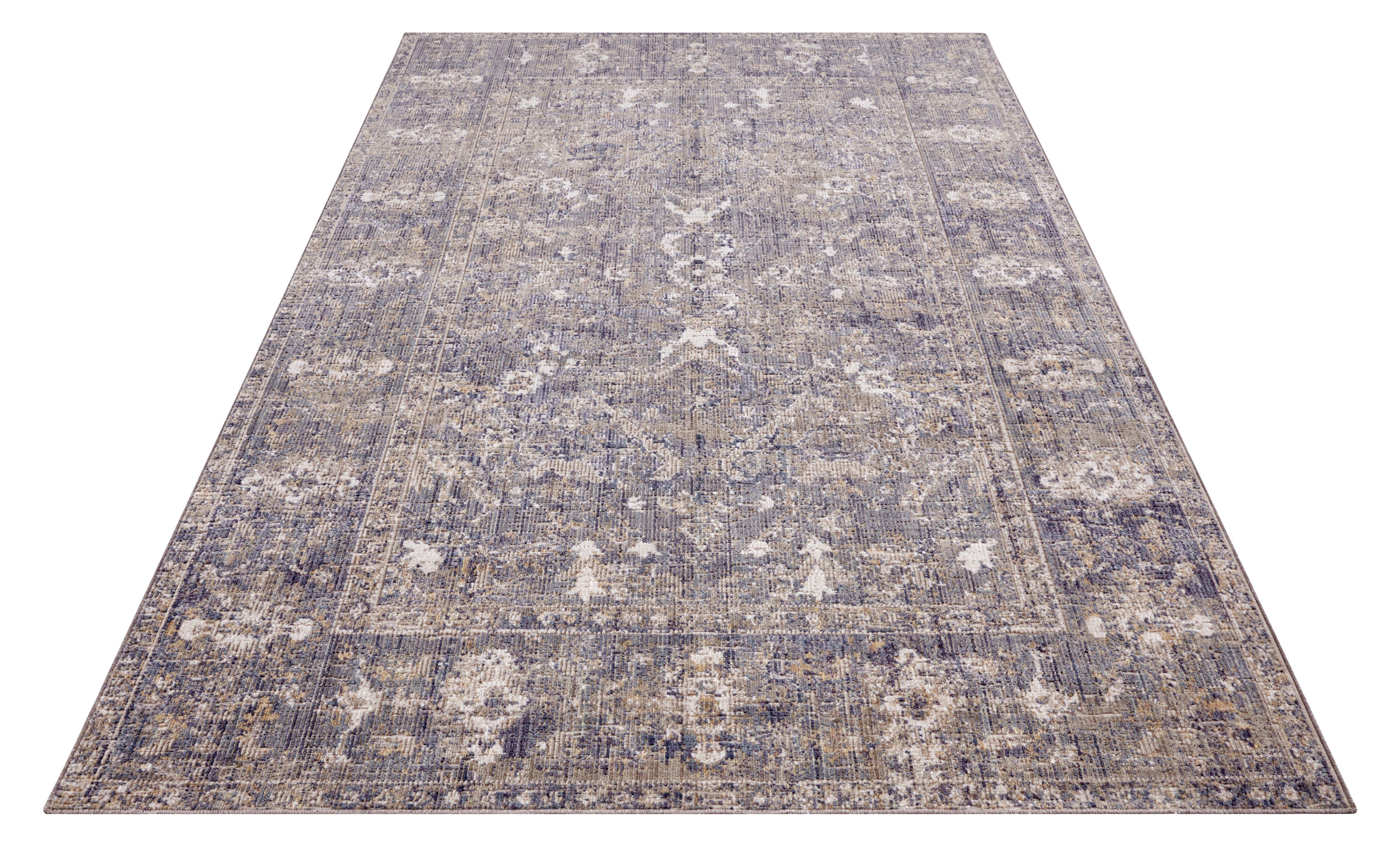 HANSE HOME CAIRO TÆPPE, CREME-BLÅ 105588