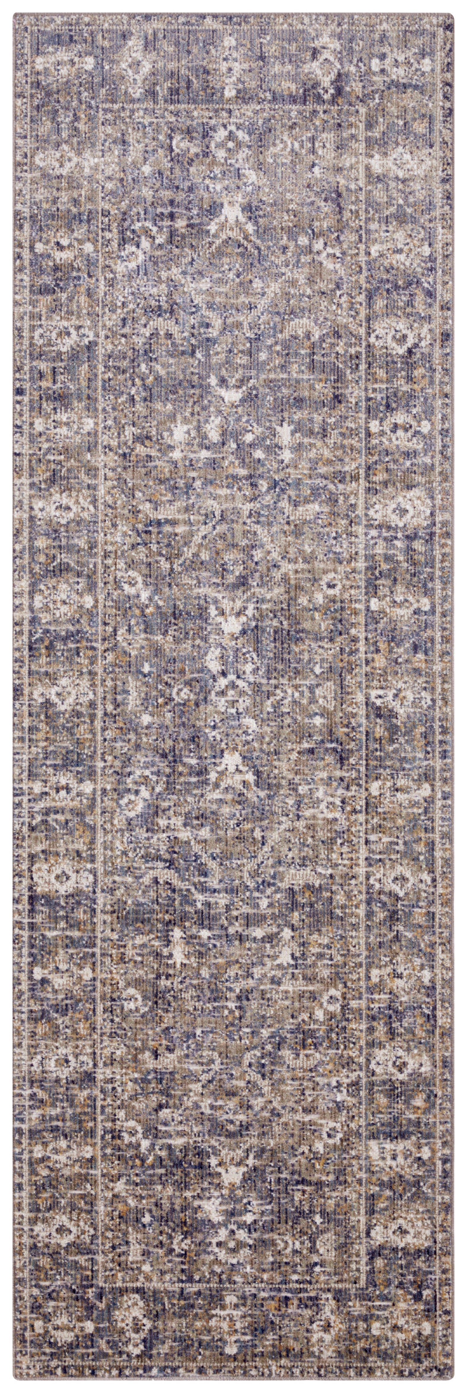 HANSE HOME CAIRO TÆPPE, CREME-BLÅ 105588