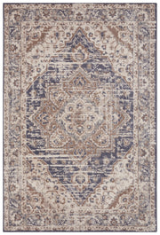 TERRAIN TÆPPE, CREME-BLÅ 105595