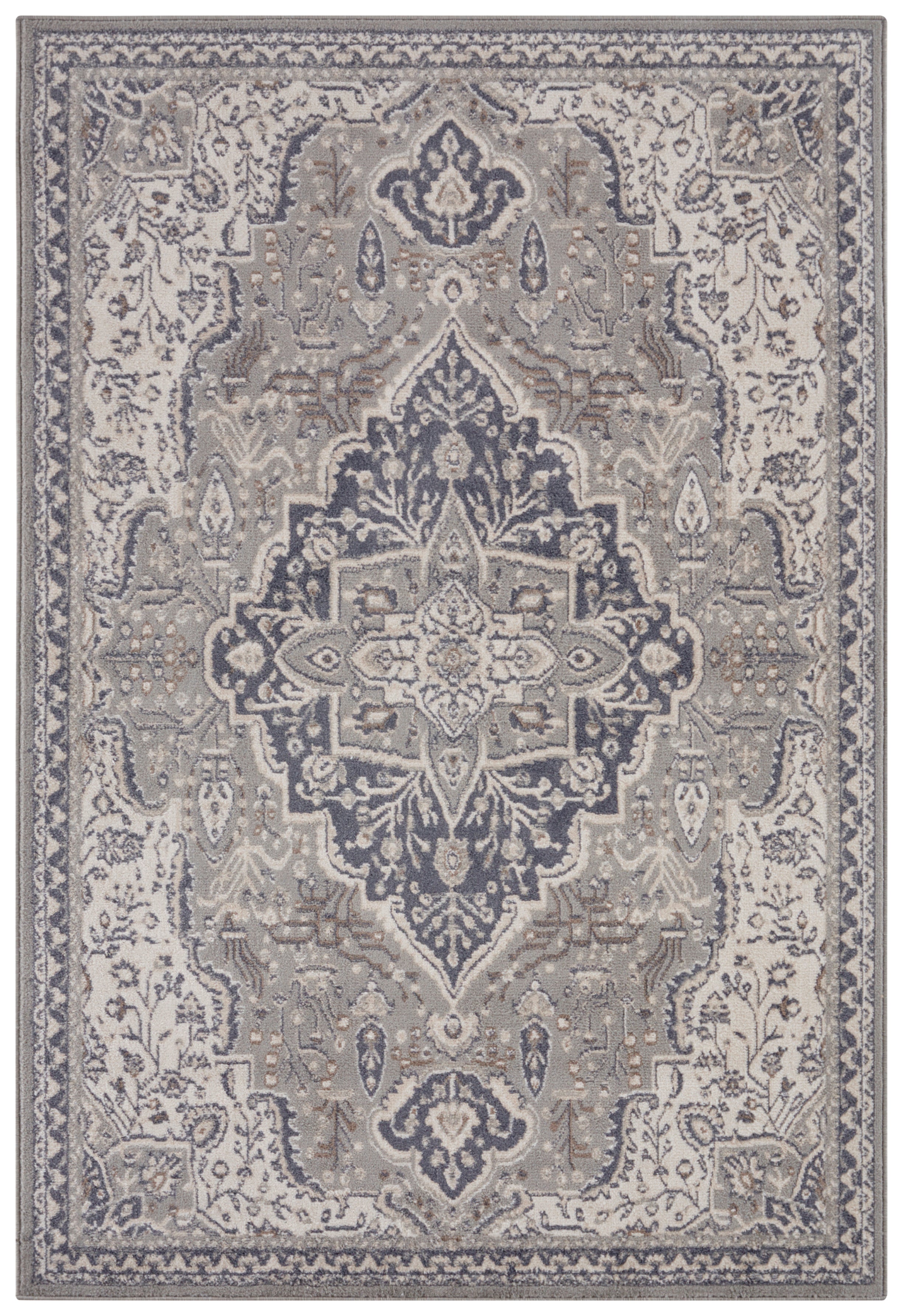 TERRAIN TÆPPE, GRÅ-CREME 105604