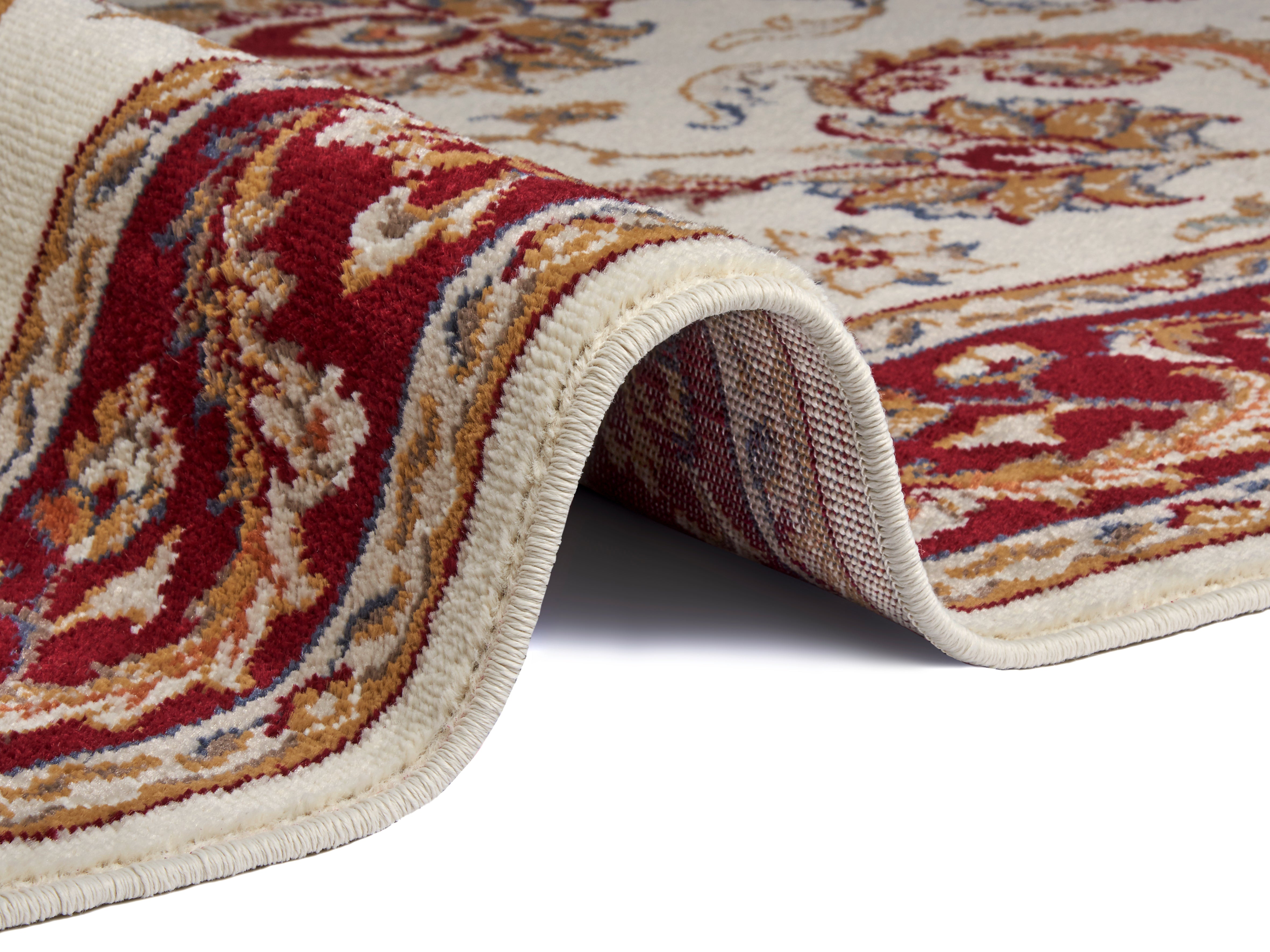 LUXOR TÆPPE CREME-RØD 105643