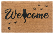 DØRMÅTTE KOKOS - KATTEPOTER WELCOME