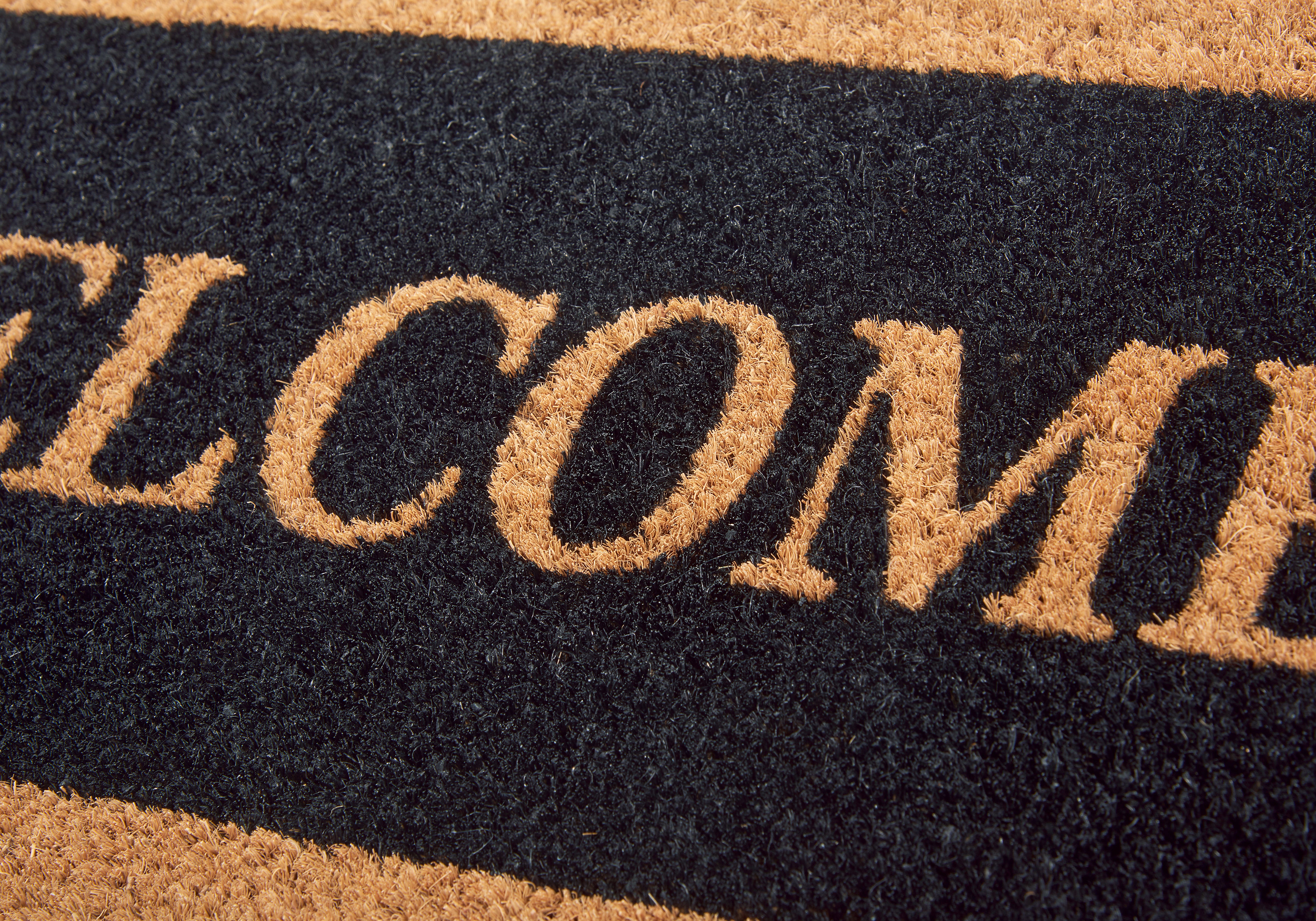 DØRMÅTTE KOKOS - WELCOME SORT AFLANG