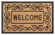 DØRMÅTTE GUMMI-KOKOS - WELCOME FLORAL