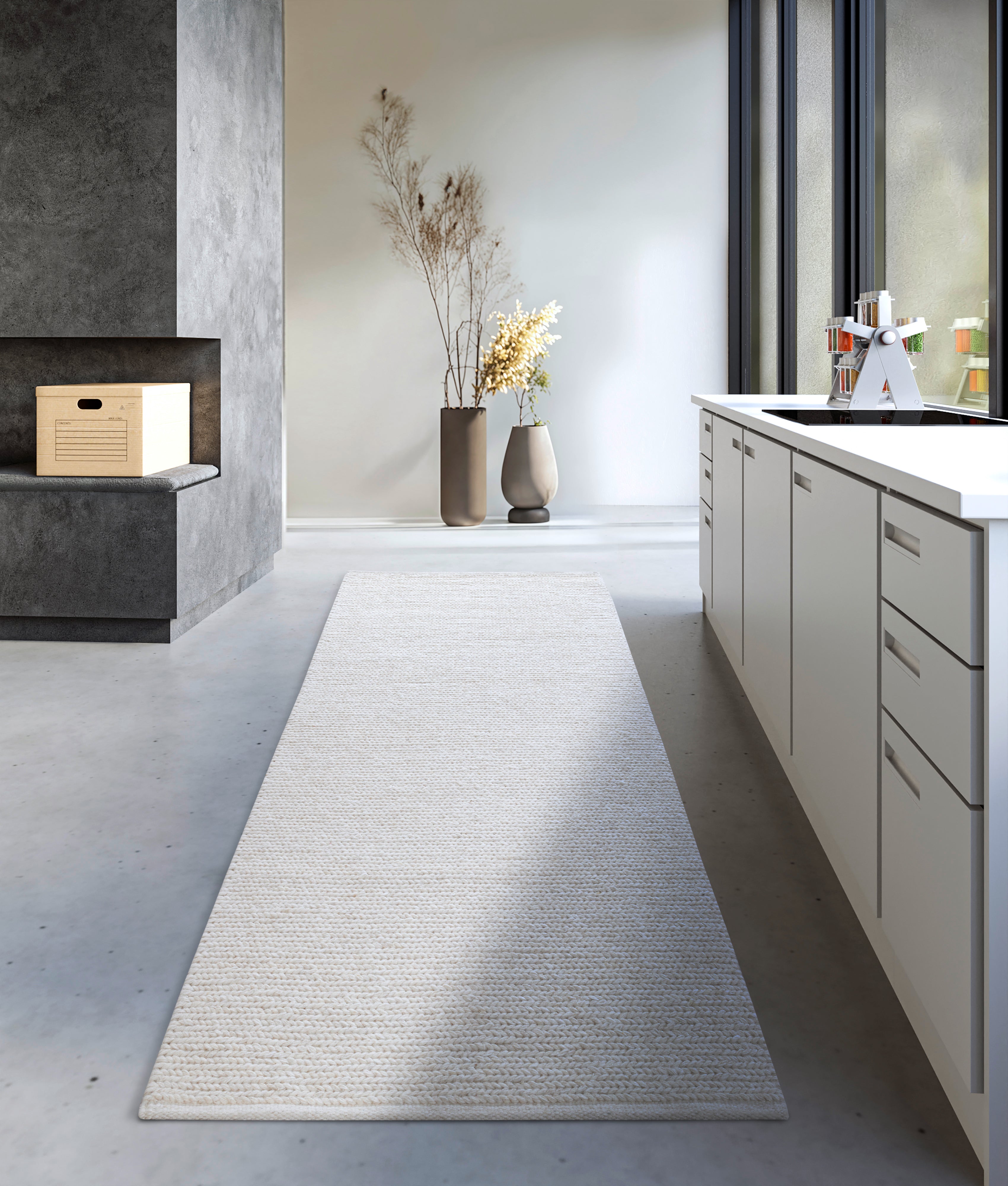 VILLEROY & BOCH 106048 ULD TÆPPE  FRANCOIS NATURLIG HVID