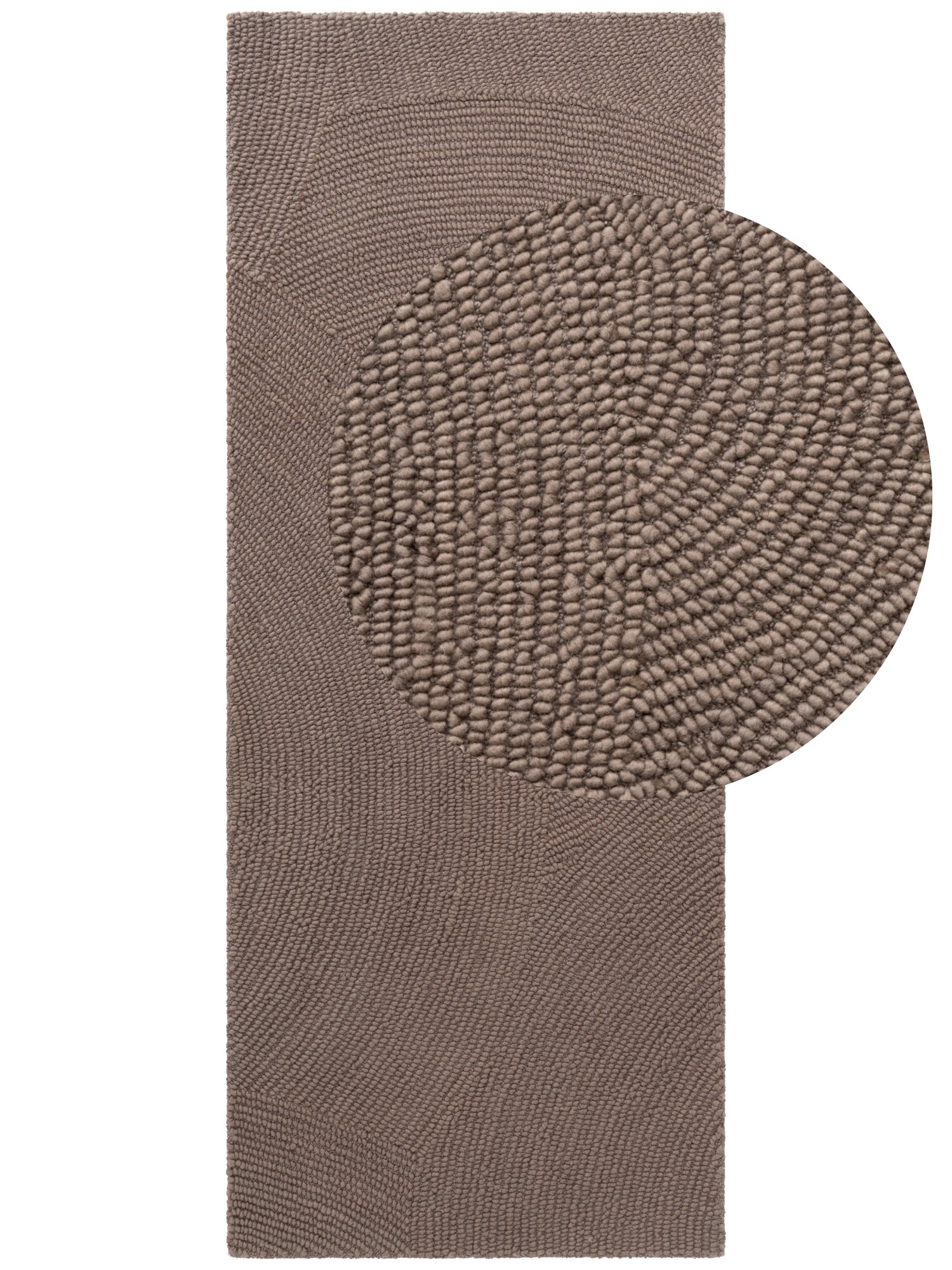 ELIN ULDTÆPPE, TAUPE 106219