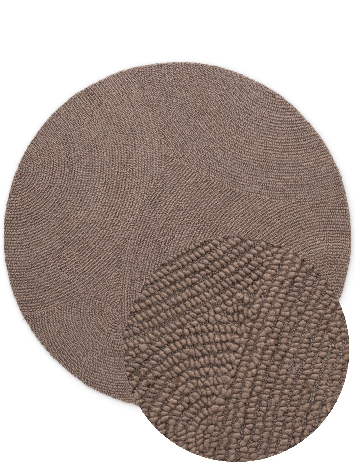 ELIN ULDTÆPPE, TAUPE 106219