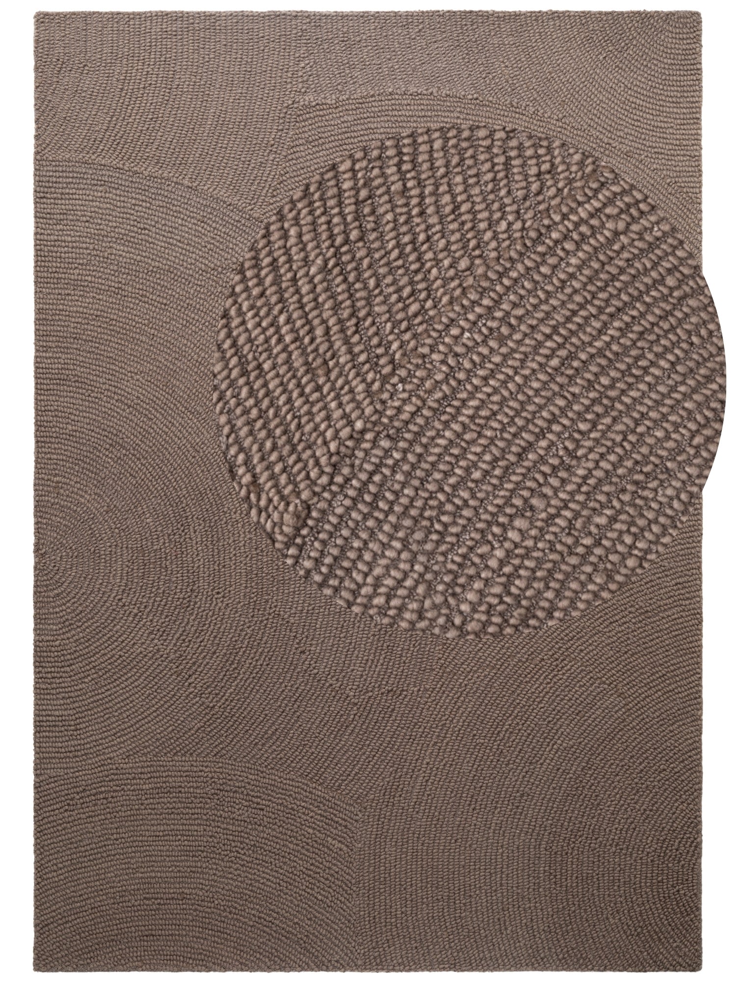 ELIN ULDTÆPPE, TAUPE 106219