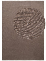 ELIN ULDTÆPPE, TAUPE 106219