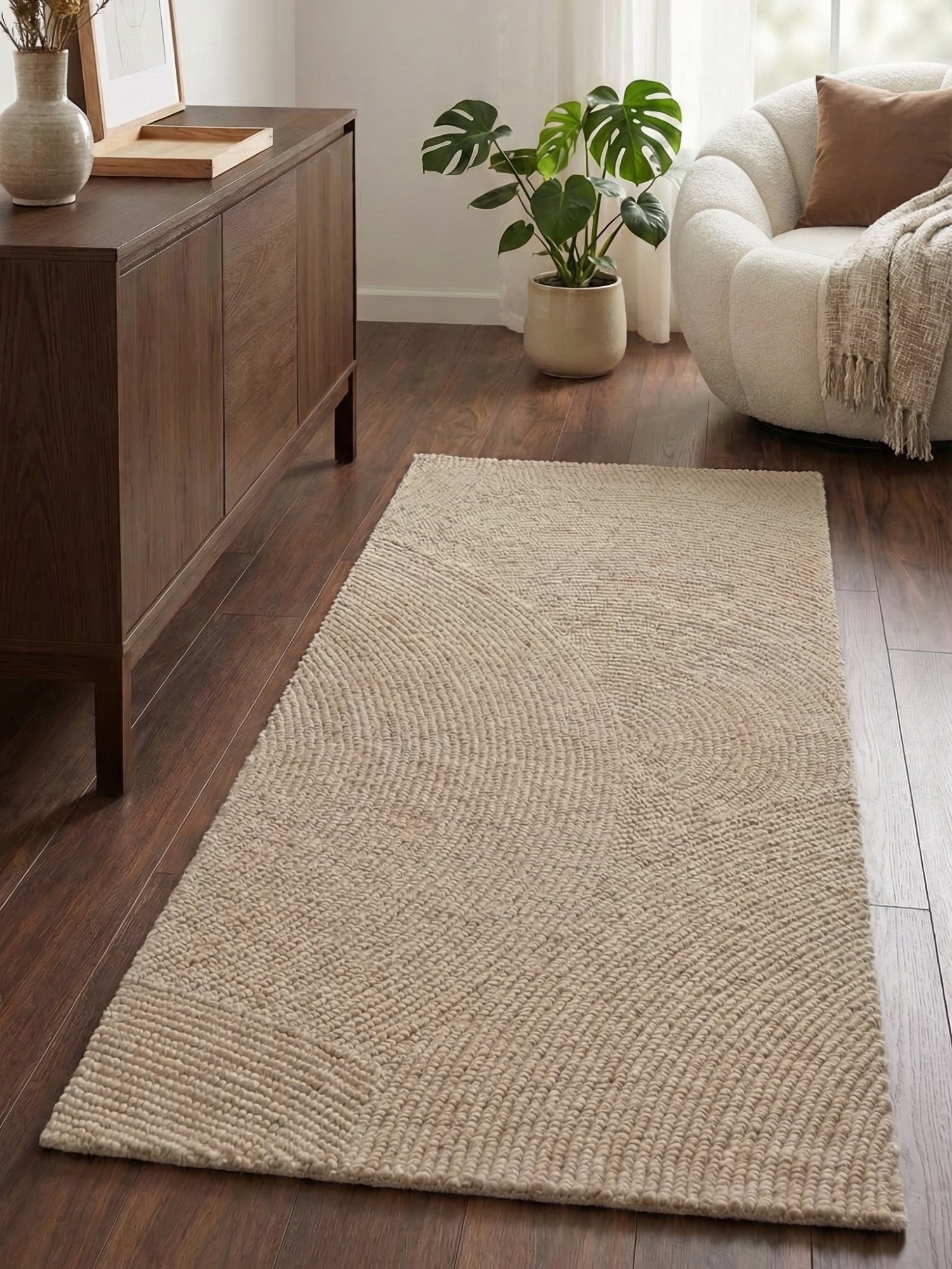 ELIN ULDTÆPPE, LYS BEIGE 106221