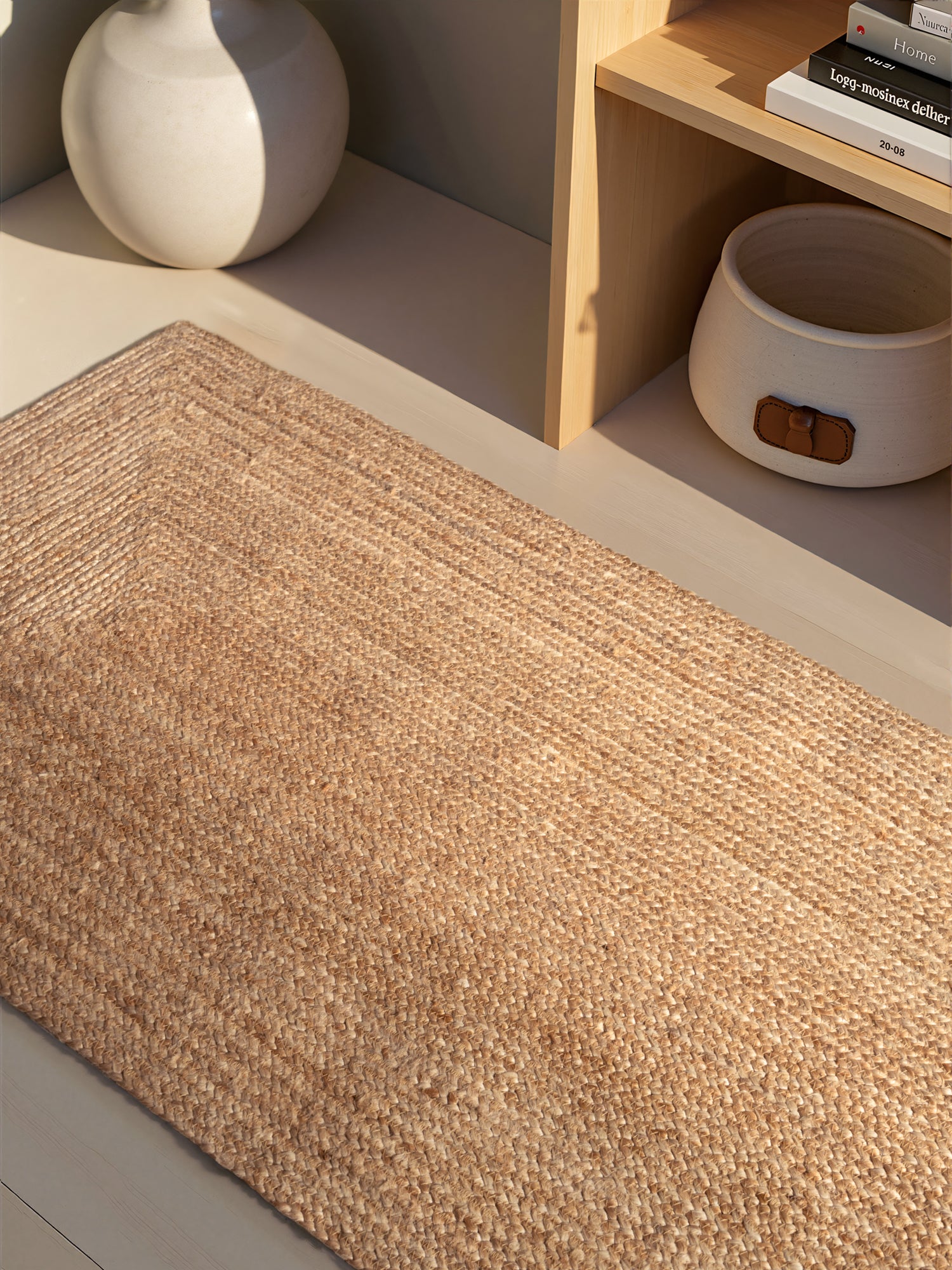 SARILA JUTE TÆPPE, 106223 NATUR-BRUN