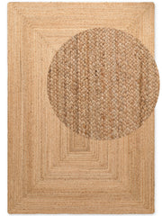 SARILA JUTE TÆPPE, 106223 NATUR-BRUN