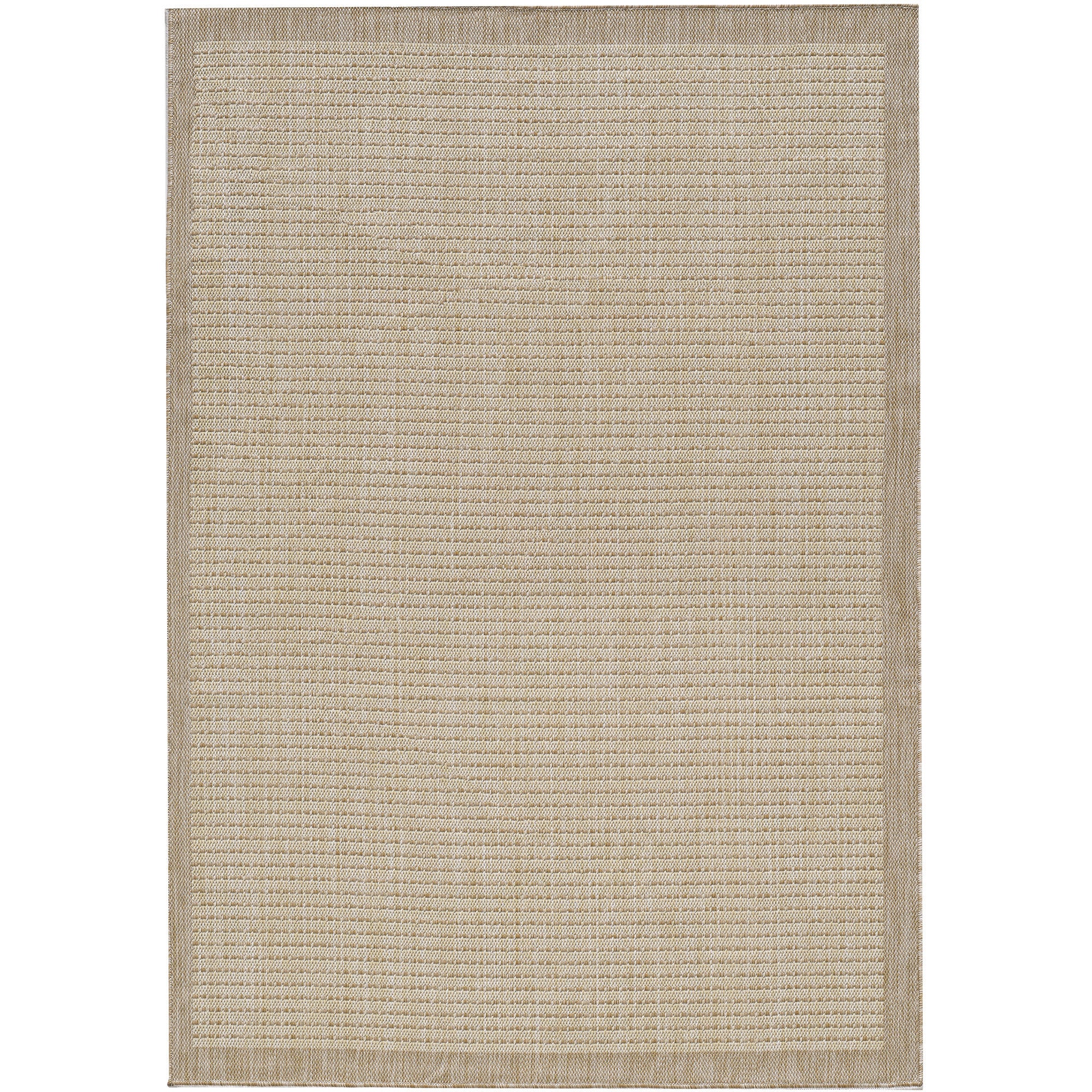 GIZA FLADVÆVET TÆPPE BEIGE- 1410