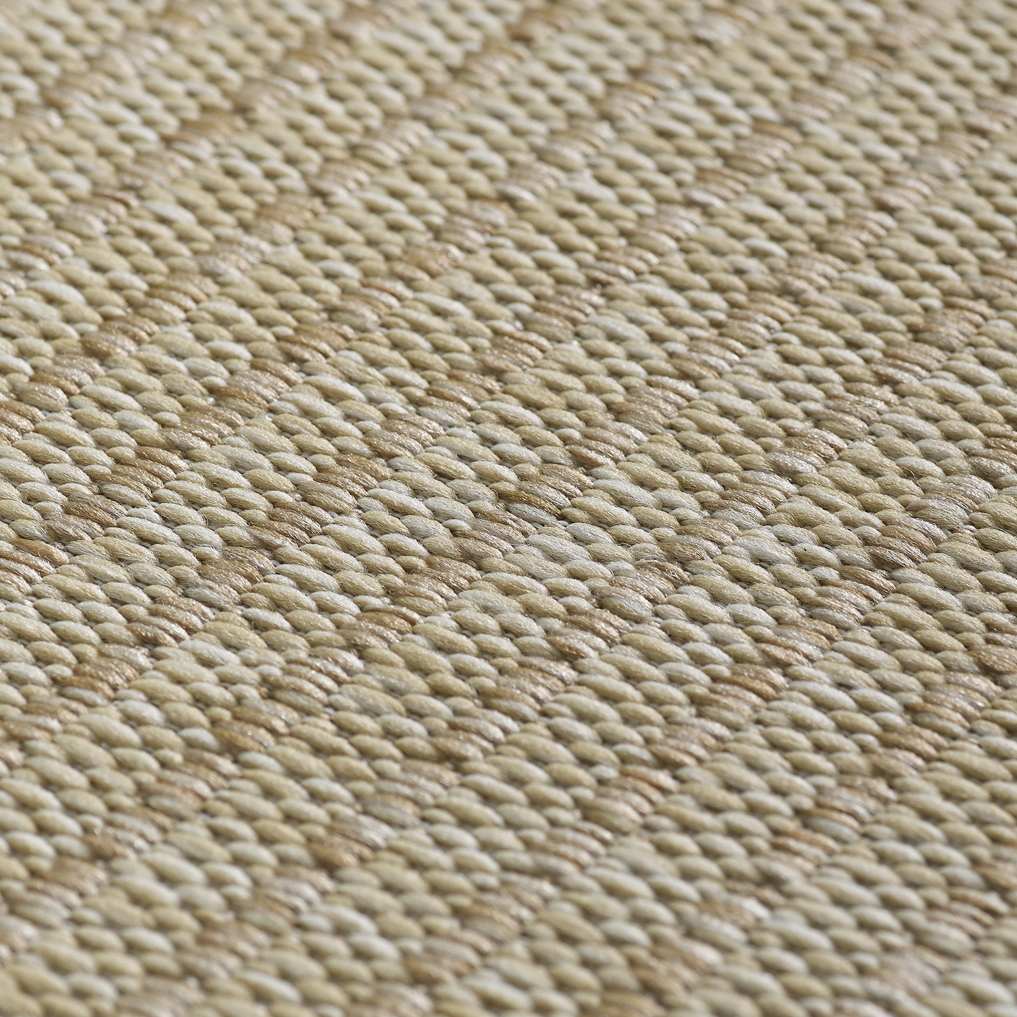 GIZA FLADVÆVET TÆPPE BEIGE- 1410