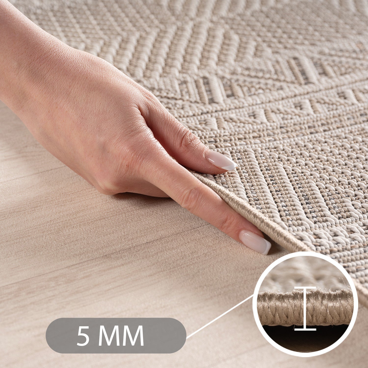 DELTA UDENDØRS TÆPPE, 1303 BEIGE