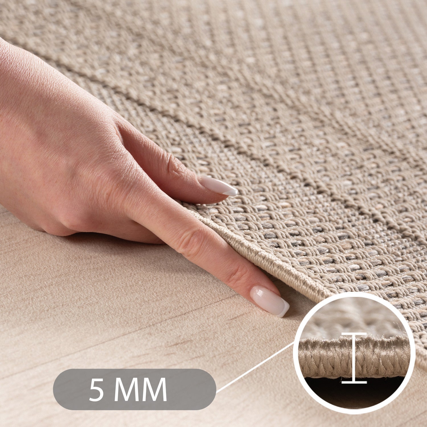 DELTA UDENDØRS TÆPPE, 1304 BEIGE