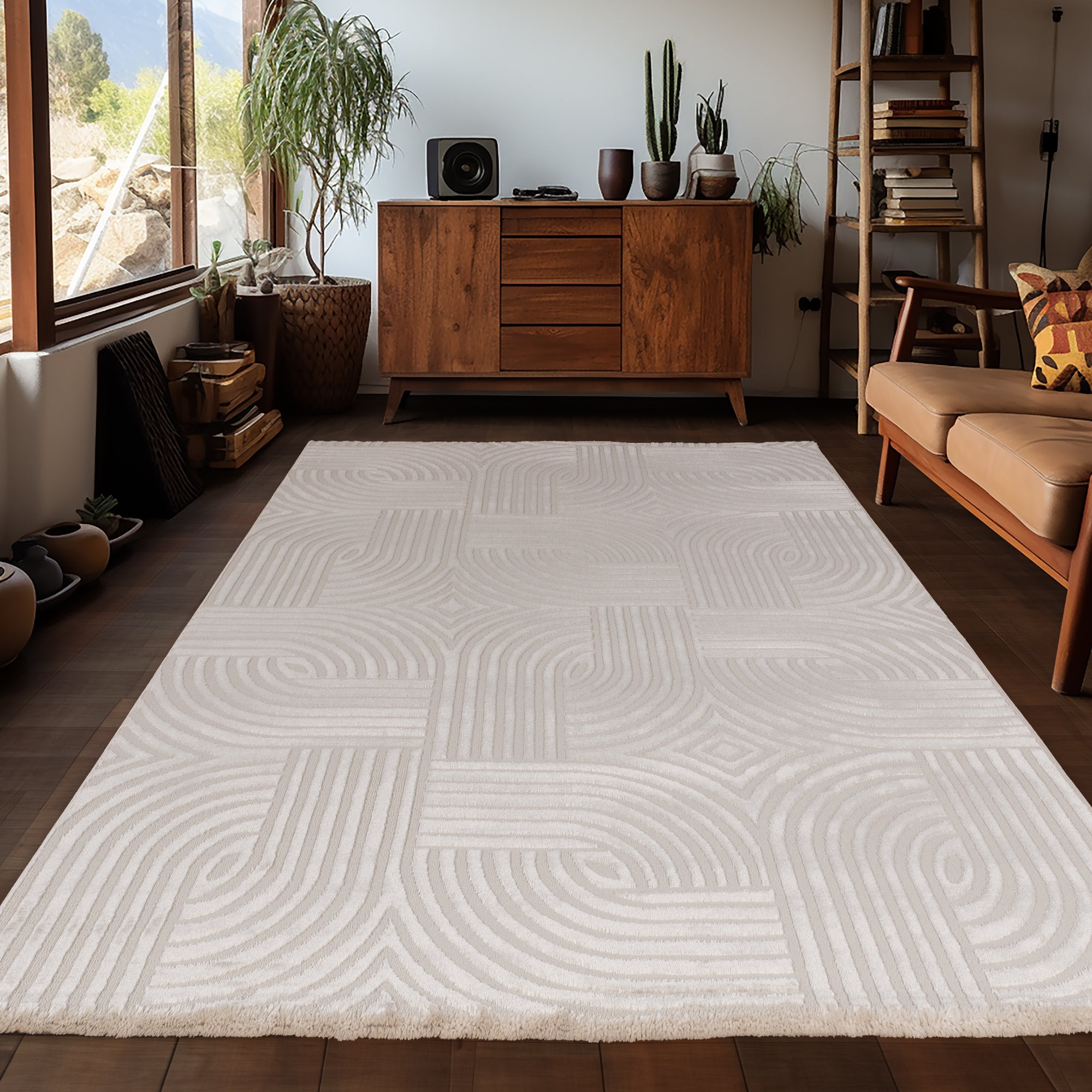 MODERNE TÆPPE SARAH, 1112 BEIGE