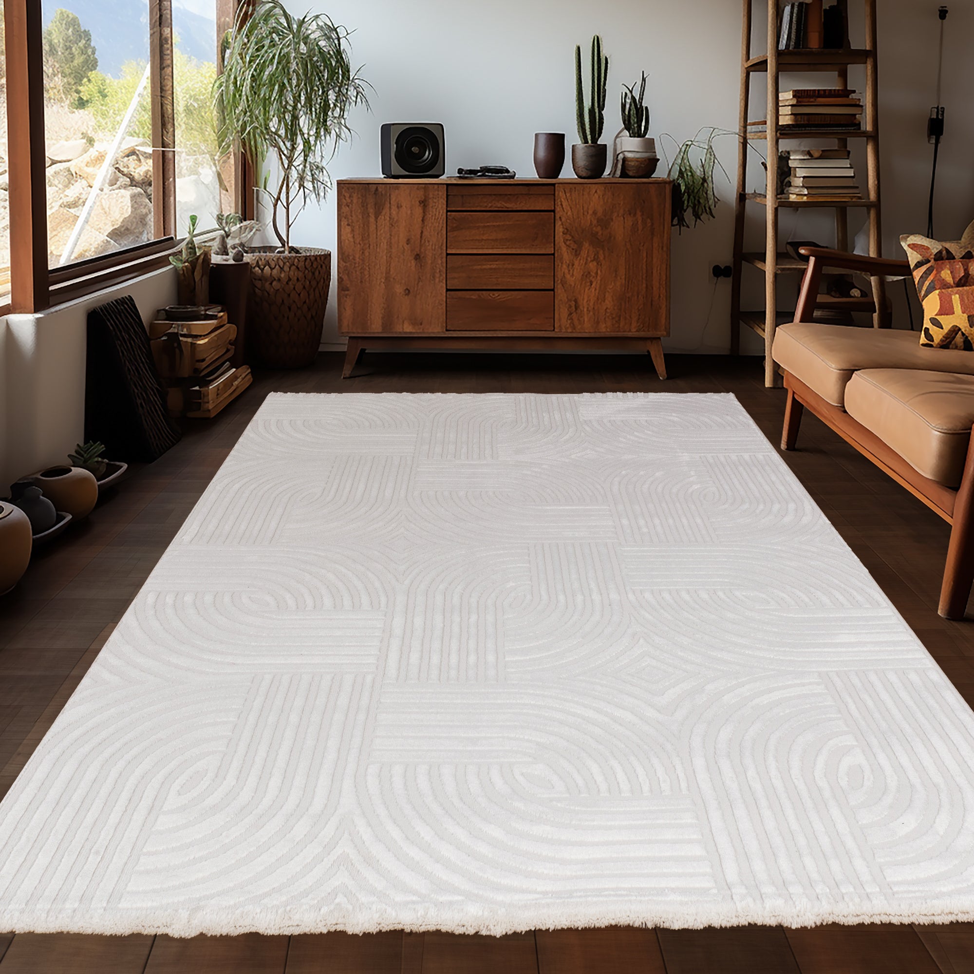 MODERNE TÆPPE SARAH, 1112 CREME