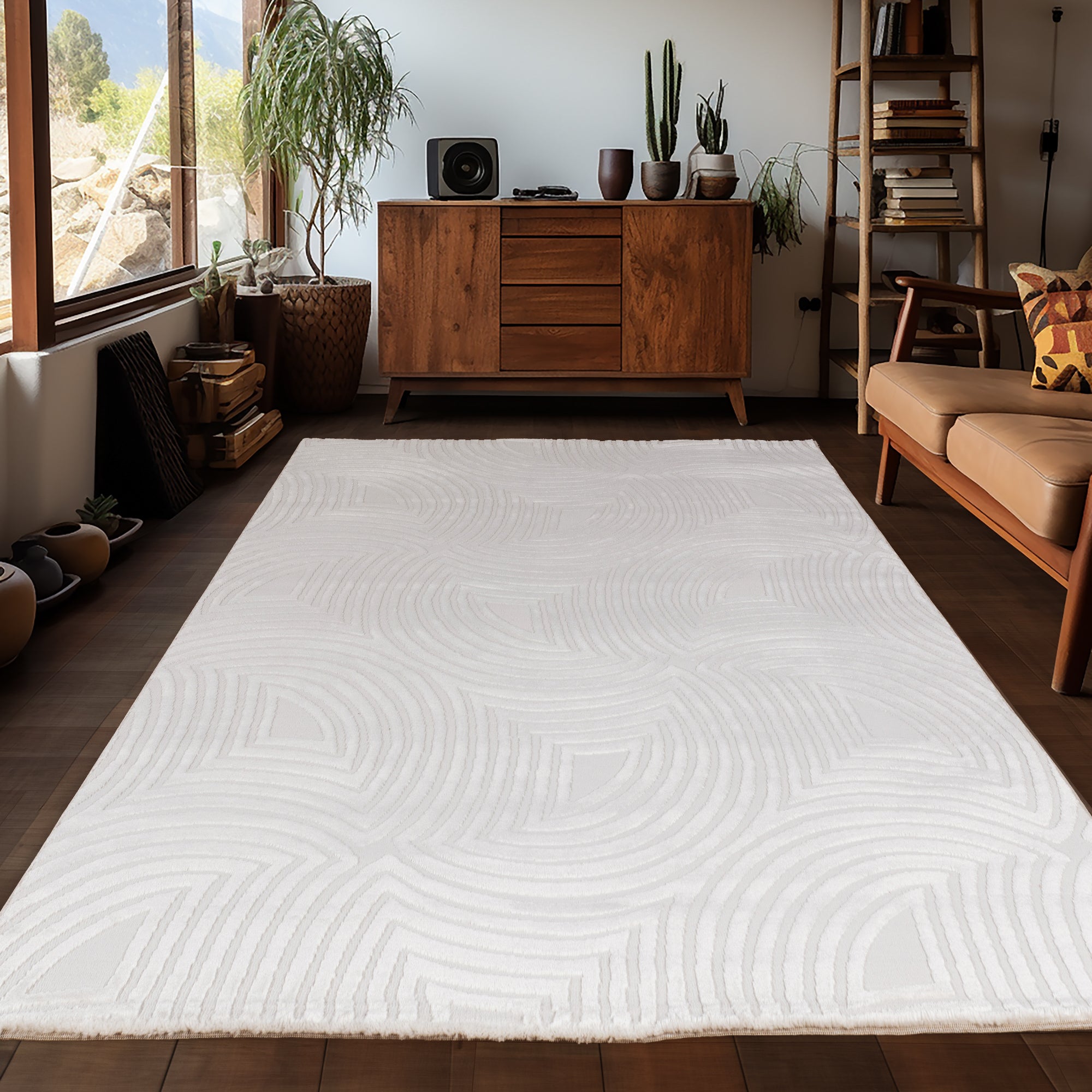 MODERNE TÆPPE SARAH, 1113 CREME